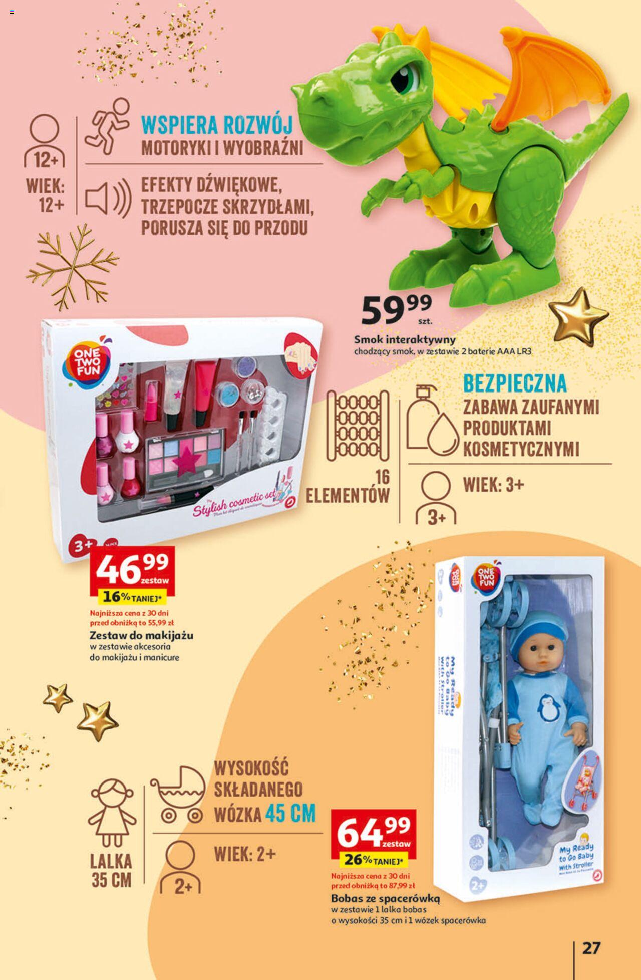 Auchan Magia Świąt  Hipermarket gazetka ważna  od 30.11.2023 do 06.12.2023 strona 27