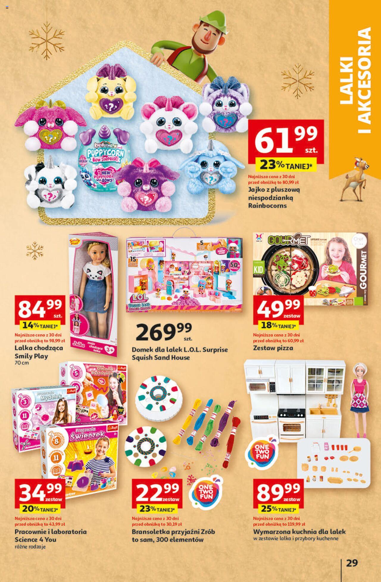 Auchan Magia Świąt  Hipermarket gazetka ważna  od 30.11.2023 do 06.12.2023 strona 29