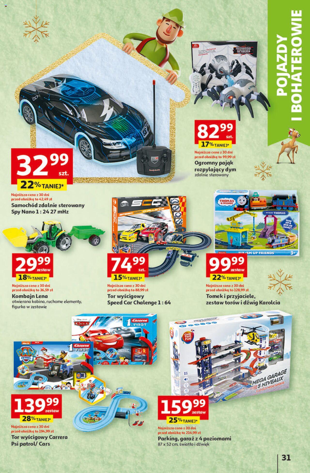 Auchan Magia Świąt  Hipermarket gazetka ważna  od 30.11.2023 do 06.12.2023 strona 31