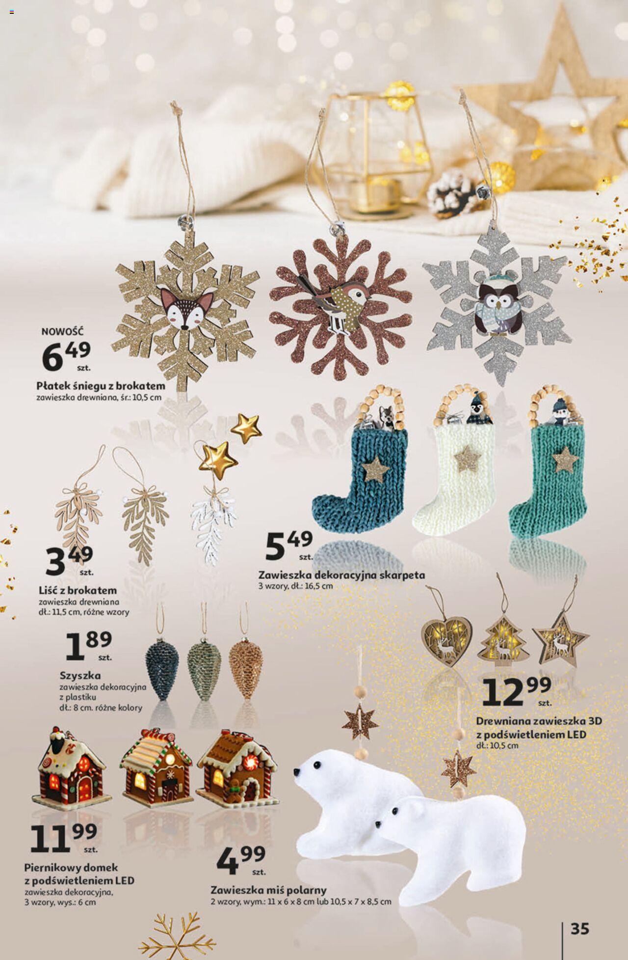 Auchan Magia Świąt  Hipermarket gazetka ważna  od 30.11.2023 do 06.12.2023 strona 35