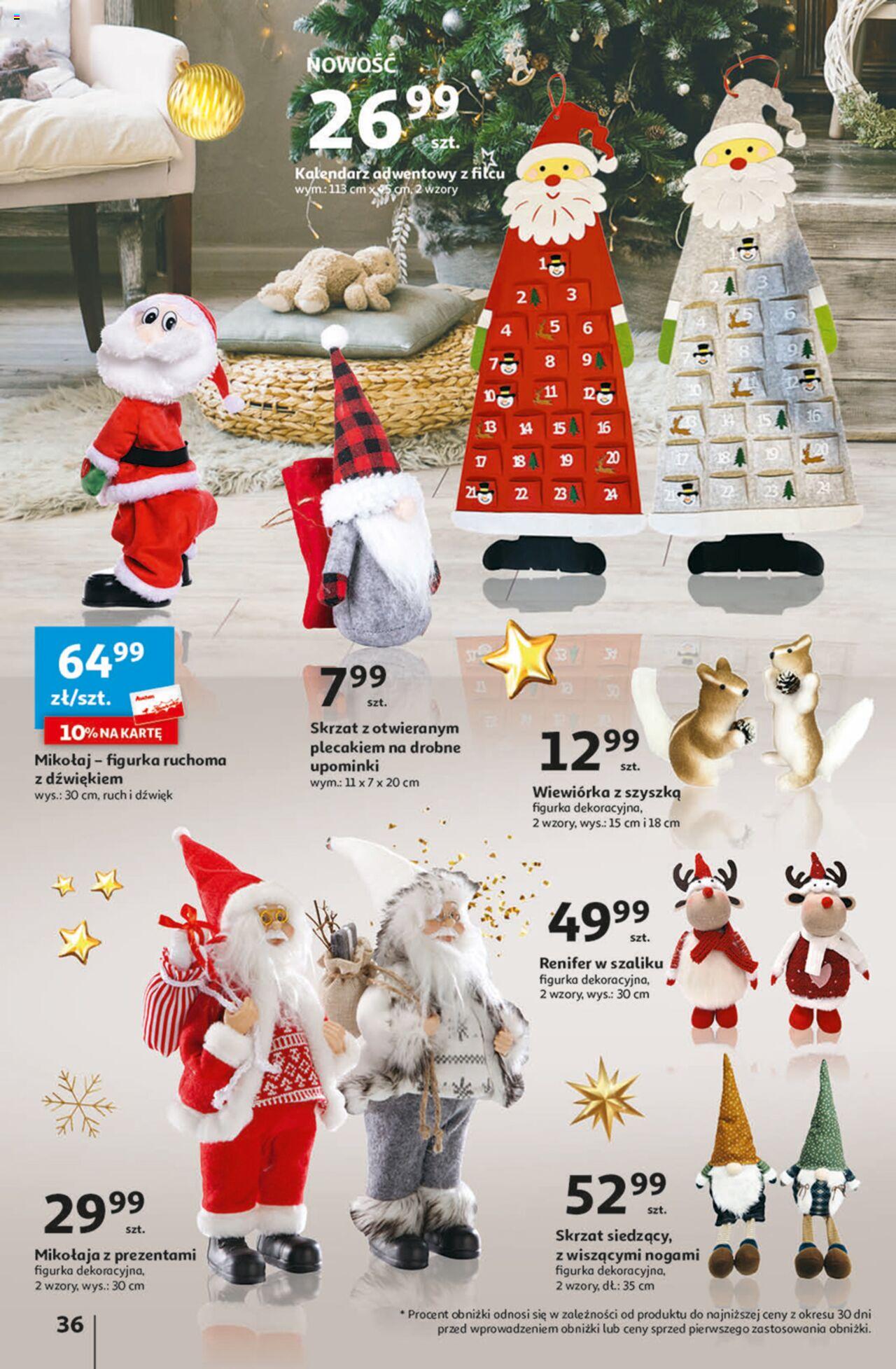 Auchan Magia Świąt  Hipermarket gazetka ważna  od 30.11.2023 do 06.12.2023 strona 36