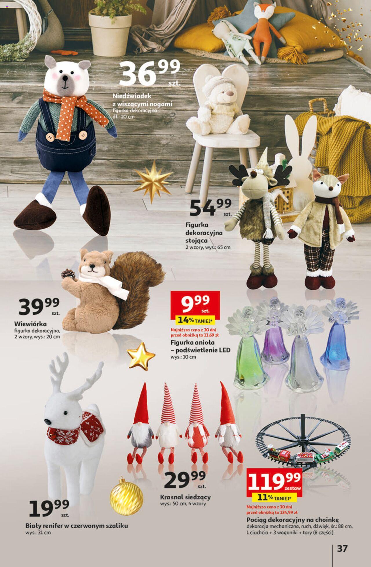 Auchan Magia Świąt  Hipermarket gazetka ważna  od 30.11.2023 do 06.12.2023 strona 37