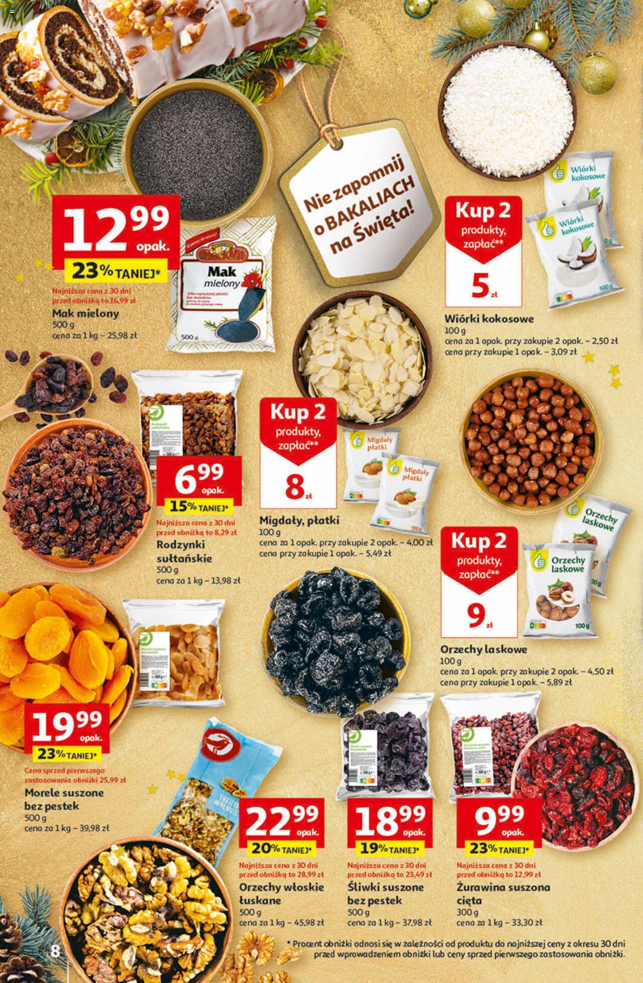 Auchan Magia Świąt  Hipermarket gazetka ważna  od 30.11.2023 do 06.12.2023 strona 8