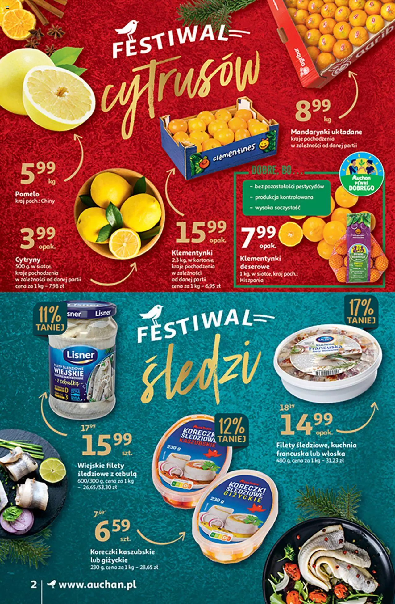 Auchan Magia Świąt Supermarket Gazetka ważna od 08.12.2022 do 14.12.2022 strona 2