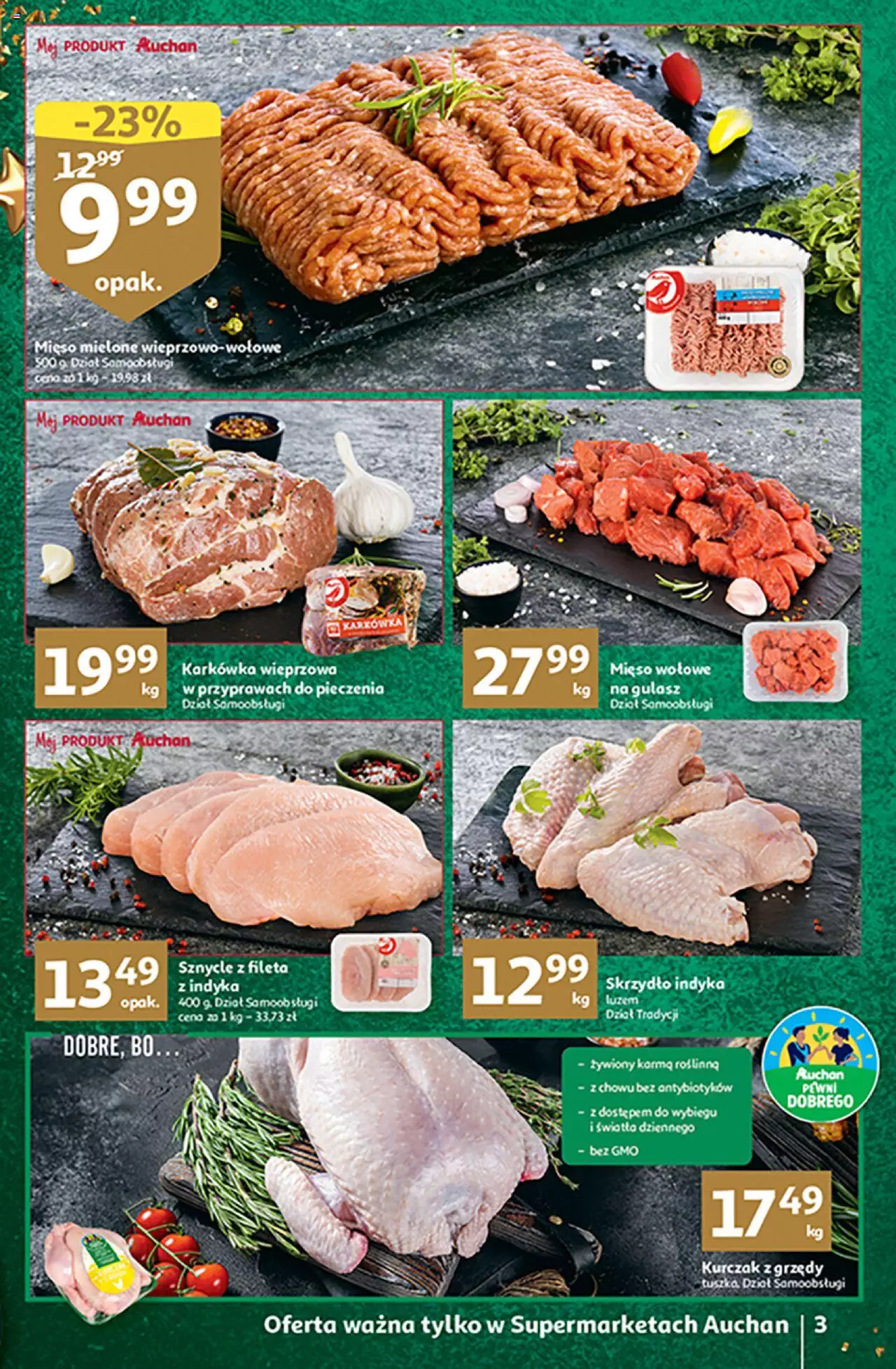 Auchan Magia Świąt Supermarket Gazetka ważna od 08.12.2022 do 14.12.2022 strona 3