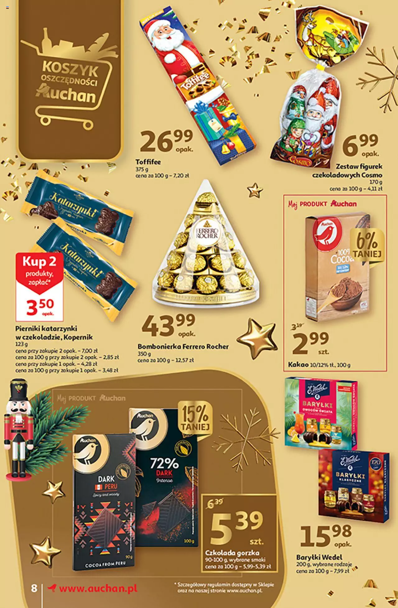 Auchan Magia Świąt Supermarket Gazetka ważna od 08.12.2022 do 14.12.2022 strona 8