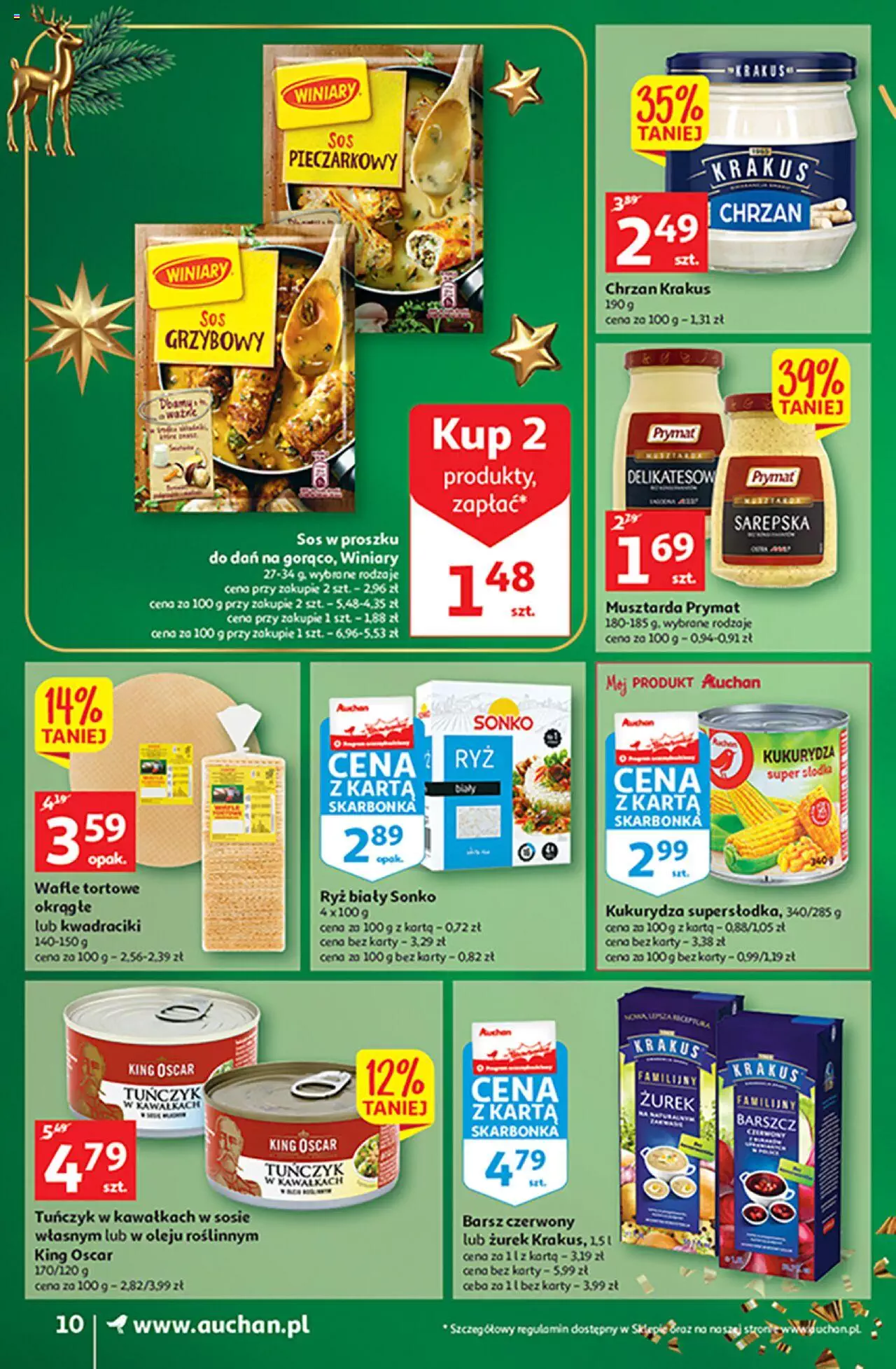 Auchan Magia Świąt Supermarket Gazetka ważna od 08.12.2022 do 14.12.2022 strona 10