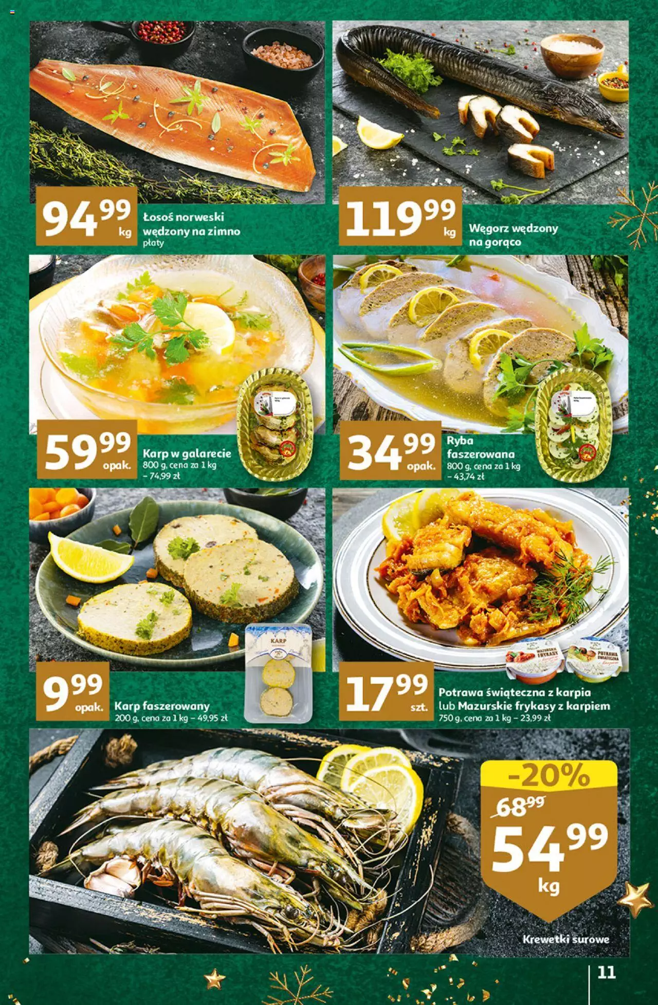 Auchan Magia Wigilijnego Stołu Auchan Hipermarket  Gazetka od  15.12.2022 do 24.12.2022 strona 11