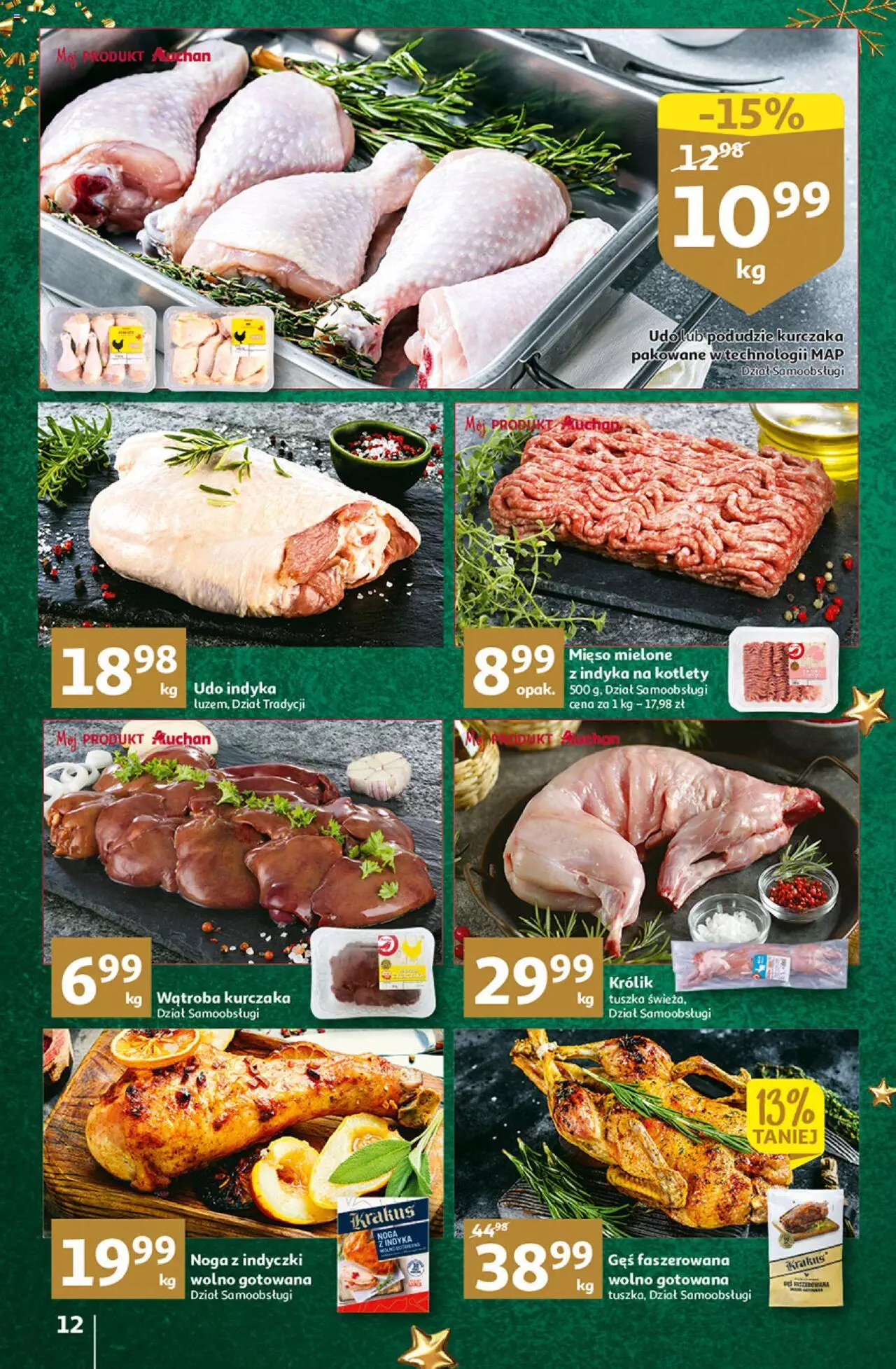 Auchan Magia Wigilijnego Stołu Auchan Hipermarket  Gazetka od  15.12.2022 do 24.12.2022 strona 12