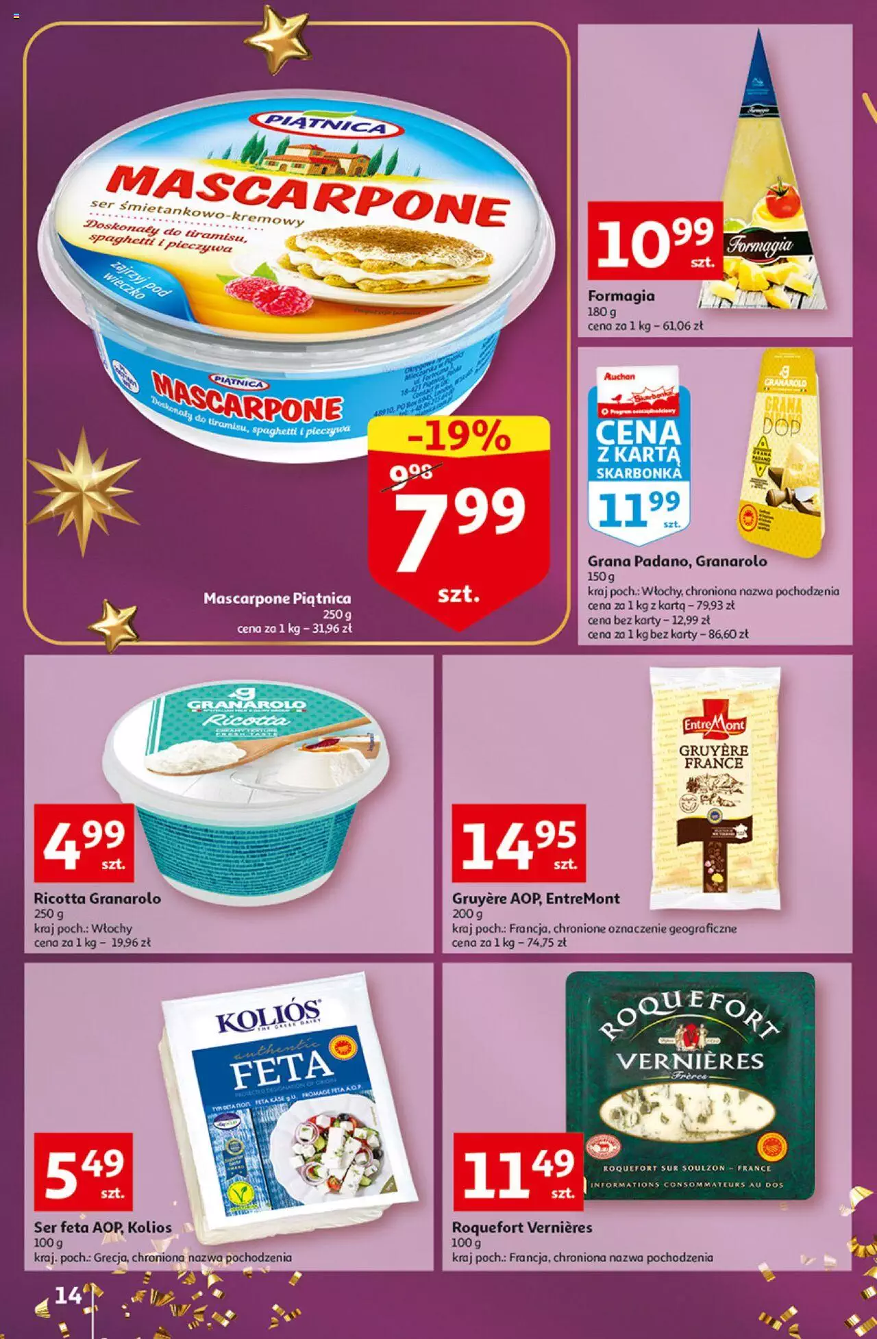 Auchan Magia Wigilijnego Stołu Auchan Hipermarket  Gazetka od  15.12.2022 do 24.12.2022 strona 14