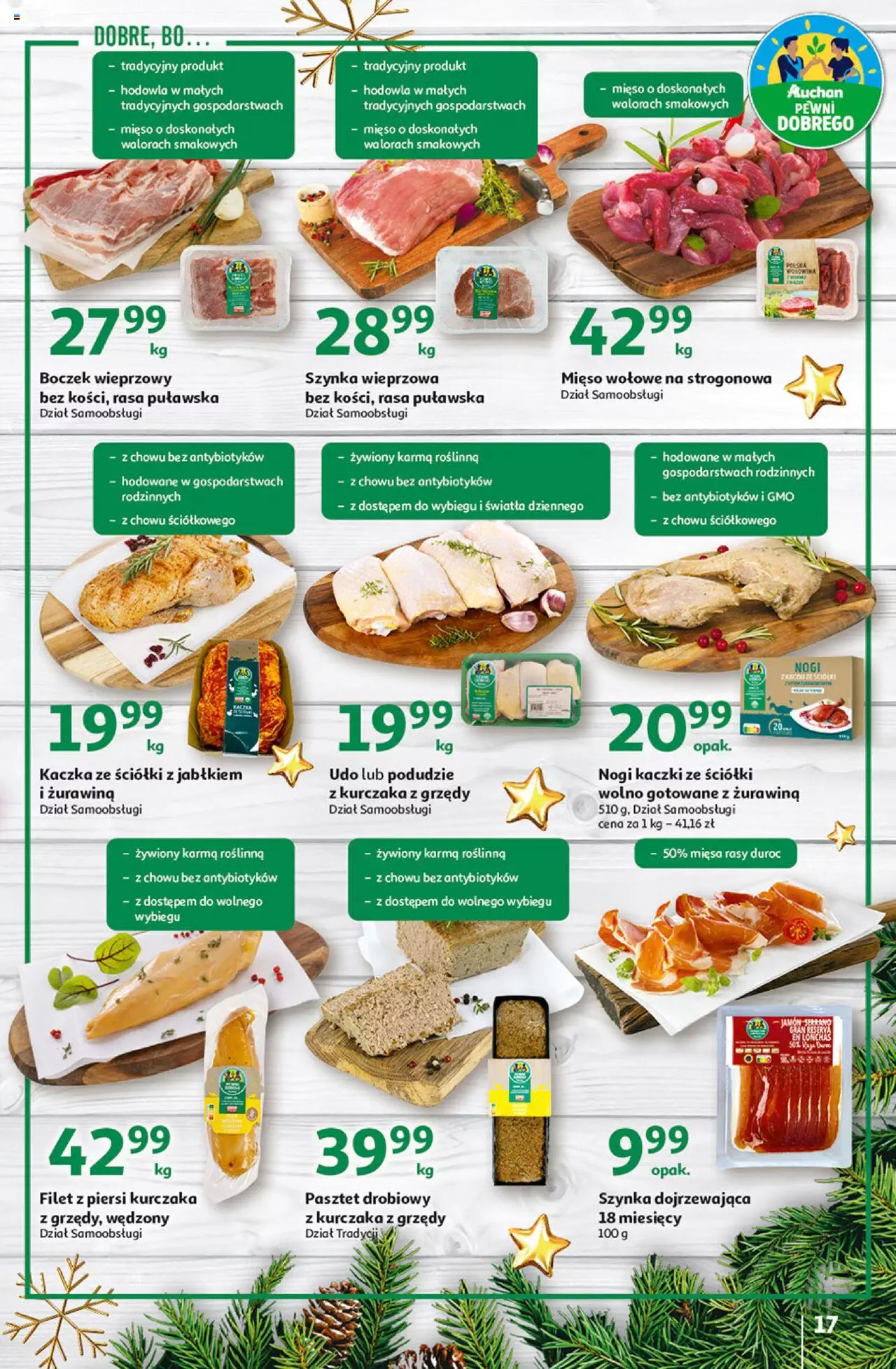 Auchan Magia Wigilijnego Stołu Auchan Hipermarket  Gazetka od  15.12.2022 do 24.12.2022 strona 17
