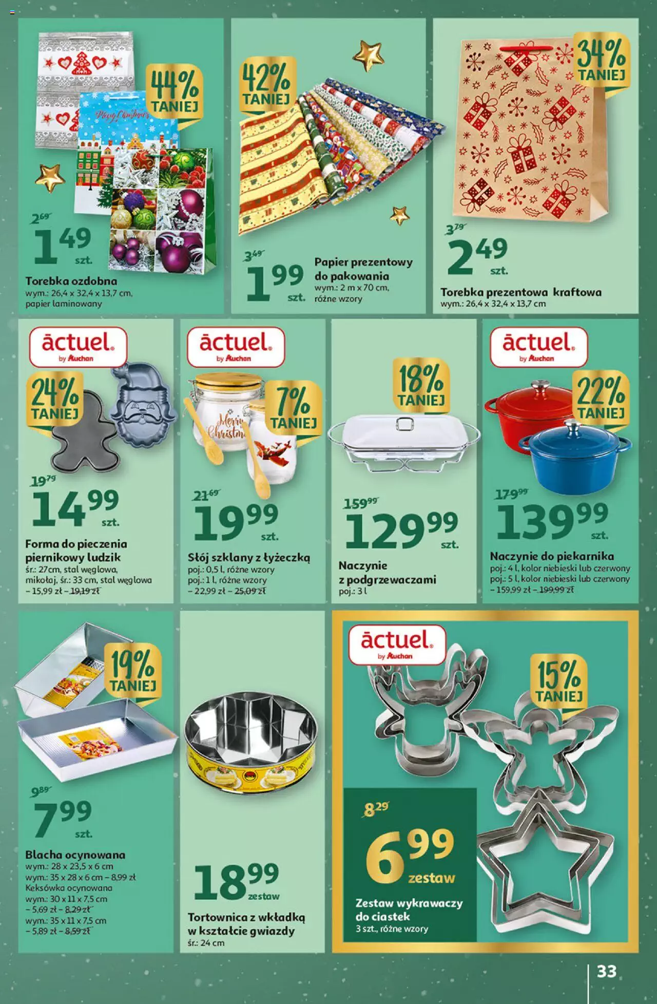 Auchan Magia Wigilijnego Stołu Auchan Hipermarket  Gazetka od  15.12.2022 do 24.12.2022 strona 33