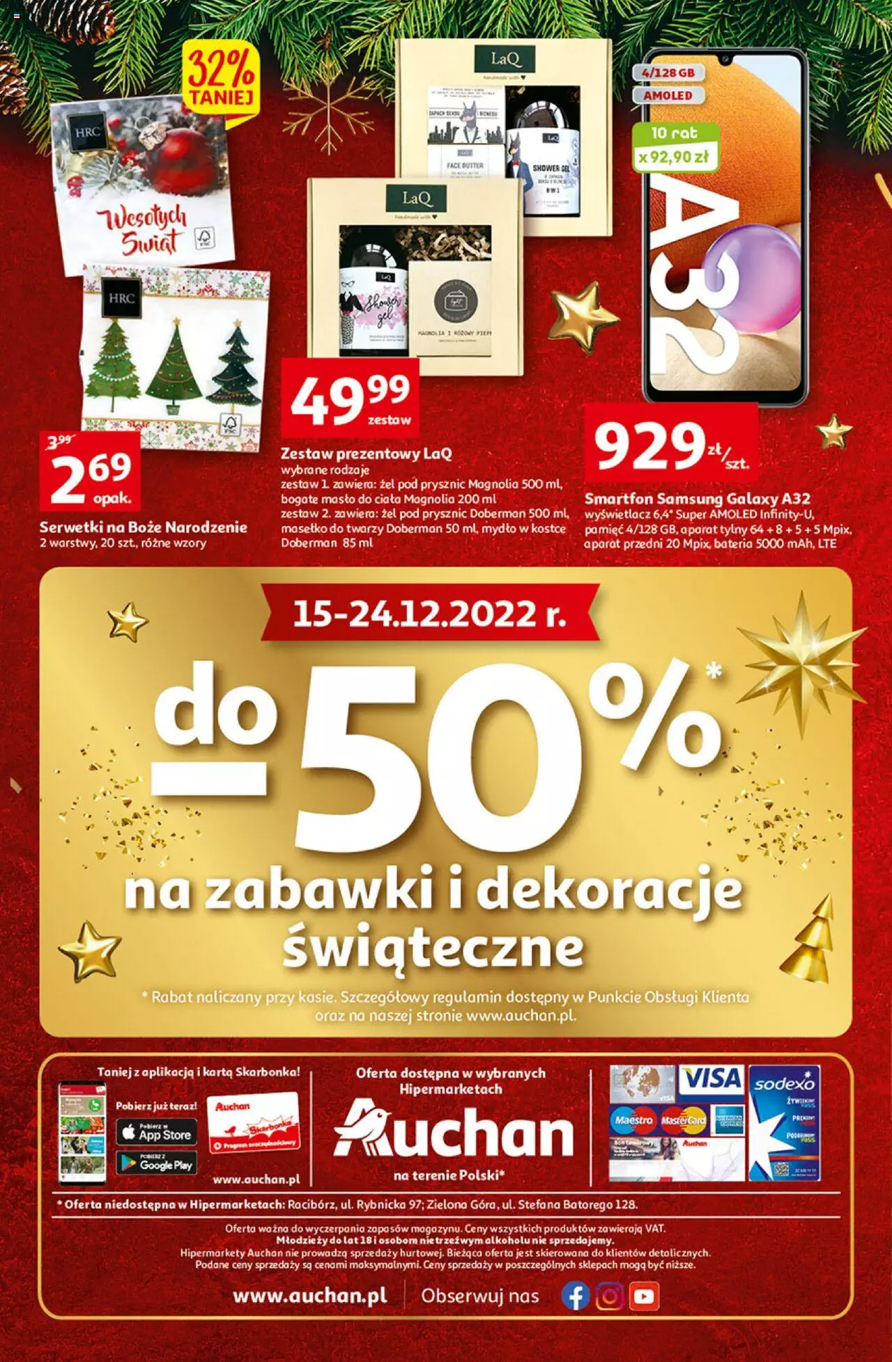 Auchan Magia Wigilijnego Stołu Auchan Hipermarket  Gazetka od  15.12.2022 do 24.12.2022 strona 36
