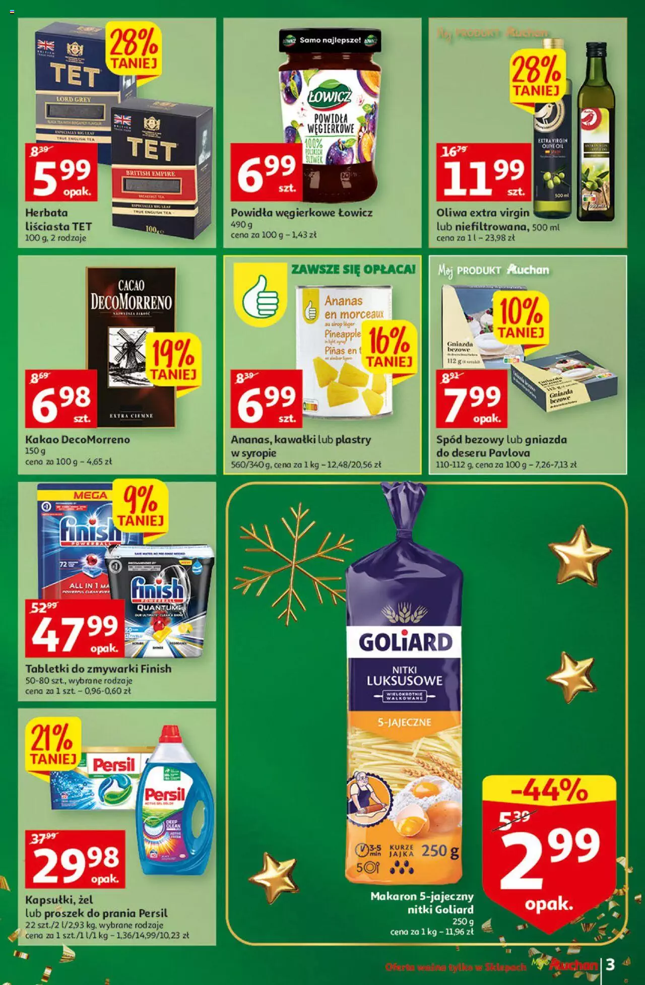 Auchan Magia Wigilijnego Stołu gazetka ważna od 15.12.2022 do 24.12.2022 strona 3
