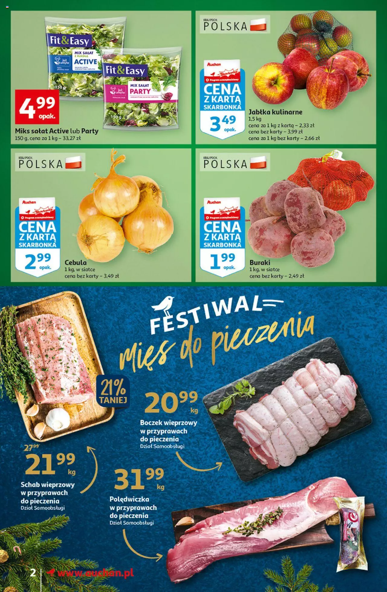 Auchan Magia Wigilijnego Stołu Supermarket Gazetka ważna od 15.12.2022 do 24.12.2022 strona 2