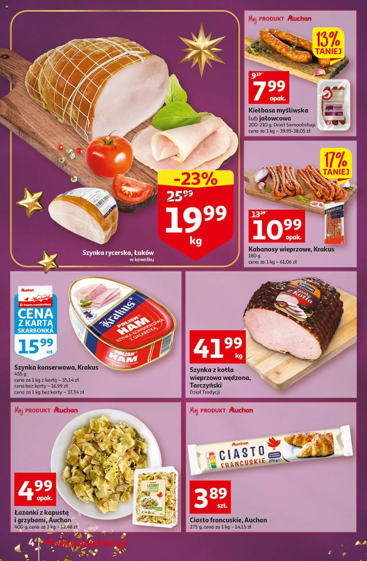 Auchan Magia Wigilijnego Stołu Supermarket Gazetka ważna od 15.12.2022 do 24.12.2022 strona 4