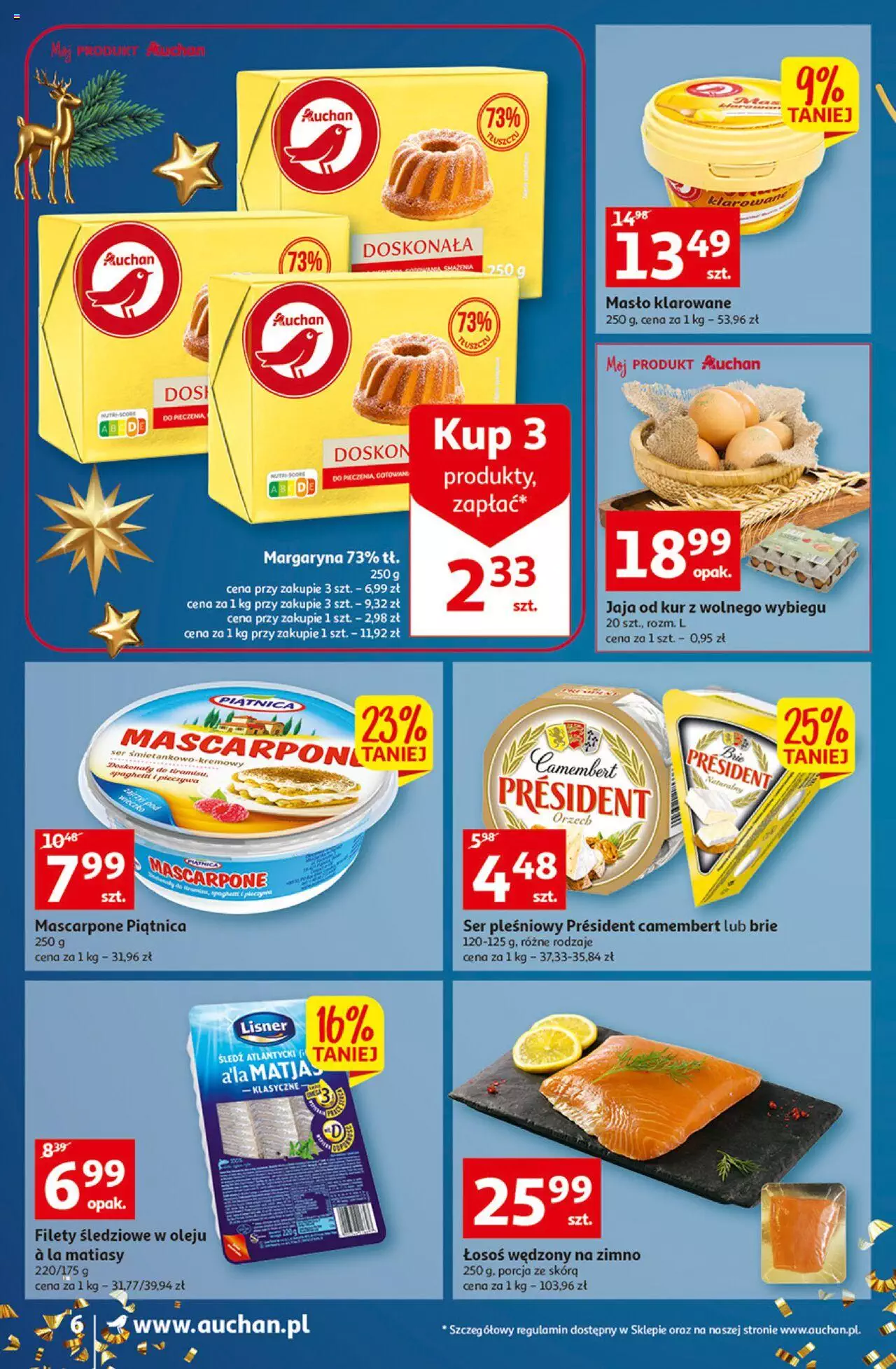 Auchan Magia Wigilijnego Stołu Supermarket Gazetka ważna od 15.12.2022 do 24.12.2022 strona 6