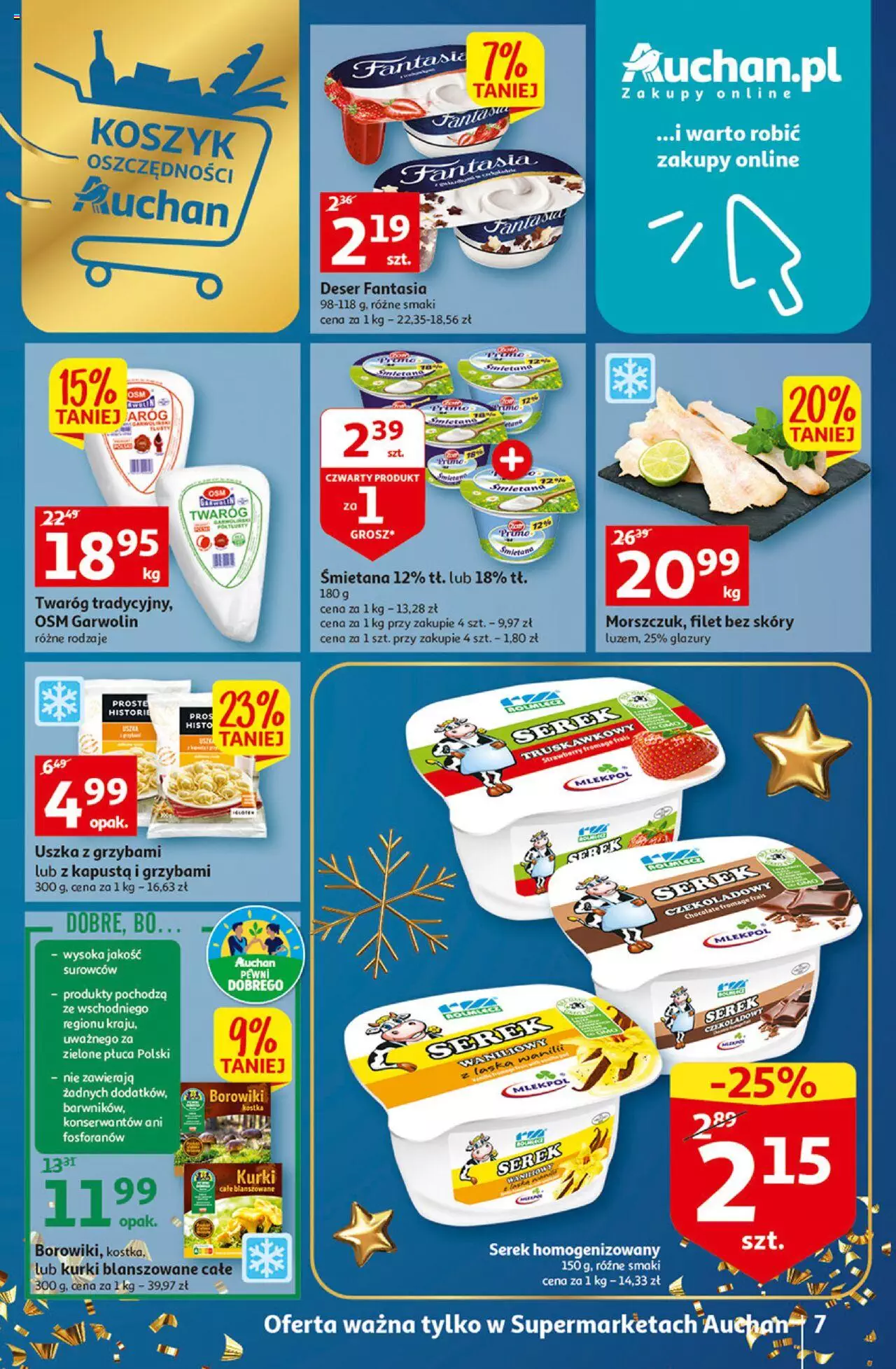Auchan Magia Wigilijnego Stołu Supermarket Gazetka ważna od 15.12.2022 do 24.12.2022 strona 7