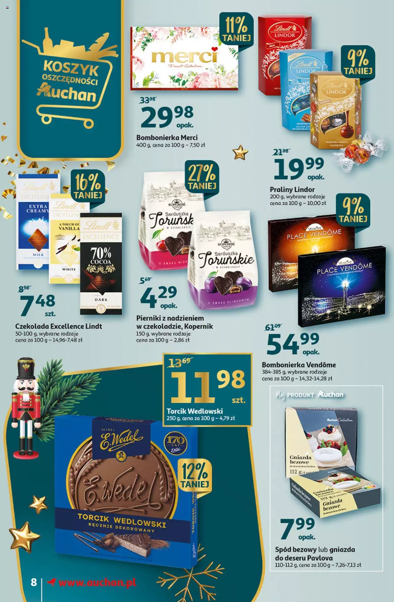 Auchan Magia Wigilijnego Stołu Supermarket Gazetka ważna od 15.12.2022 do 24.12.2022 strona 8