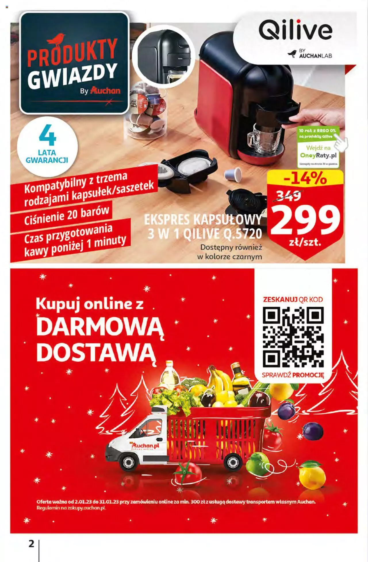Auchan MAXI rewelacje Auchan Hipermarket  Gazetka ważna od 12.01.2023 do  18.01.2023 strona 2