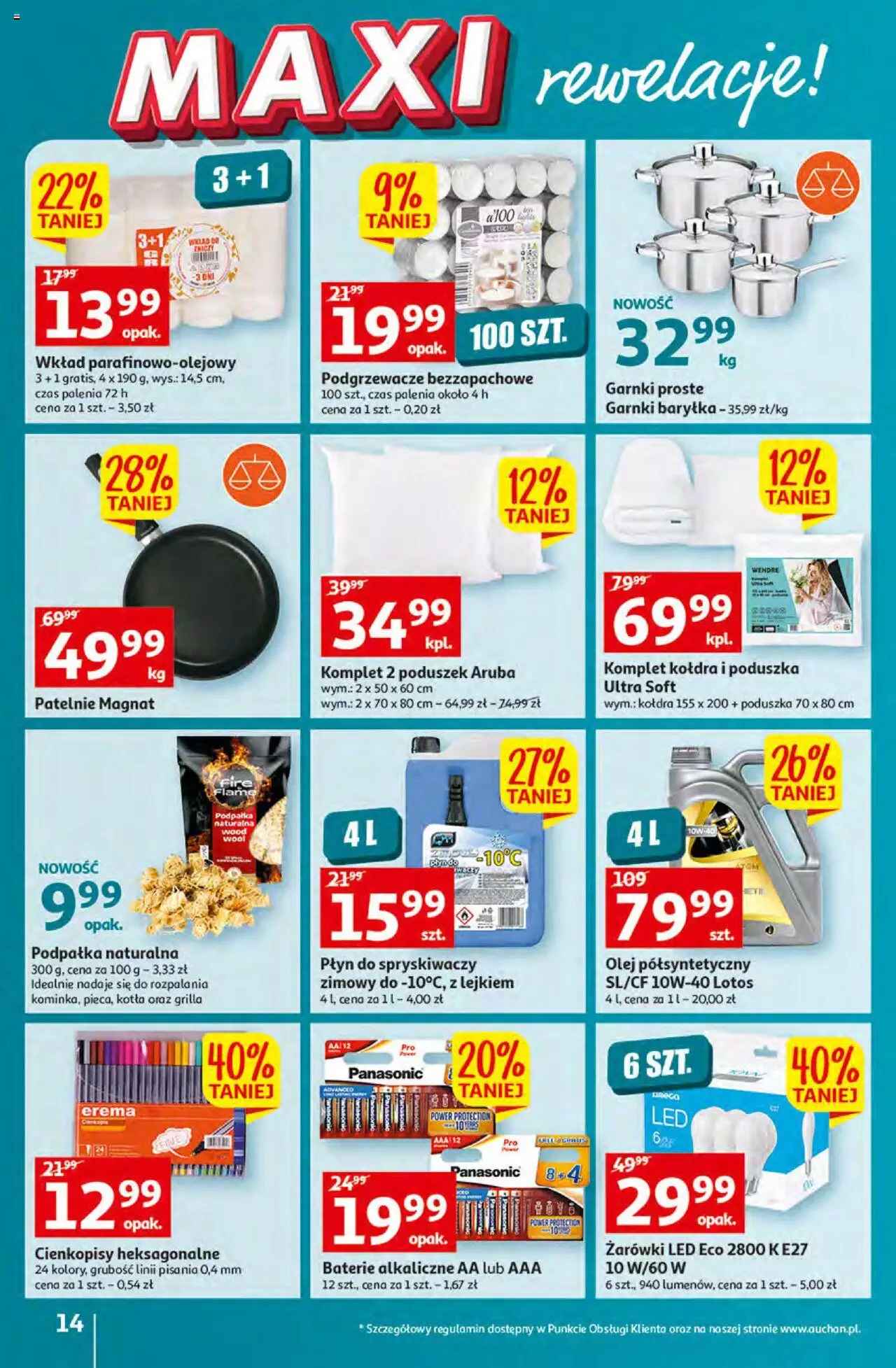 Auchan MAXI rewelacje Auchan Hipermarket  Gazetka ważna od 12.01.2023 do  18.01.2023 strona 14