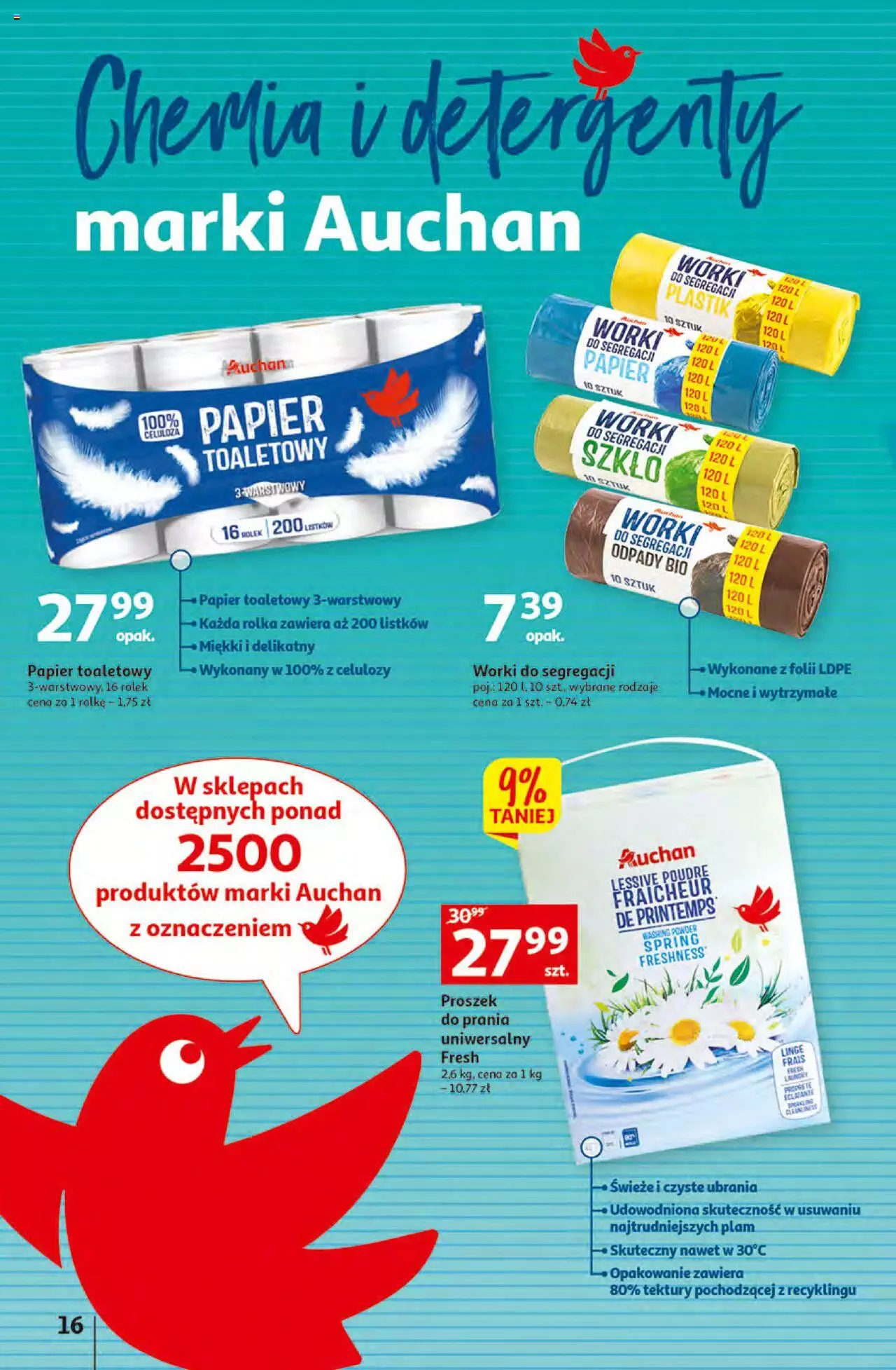 Auchan MAXI rewelacje Auchan Hipermarket  Gazetka ważna od 12.01.2023 do  18.01.2023 strona 16