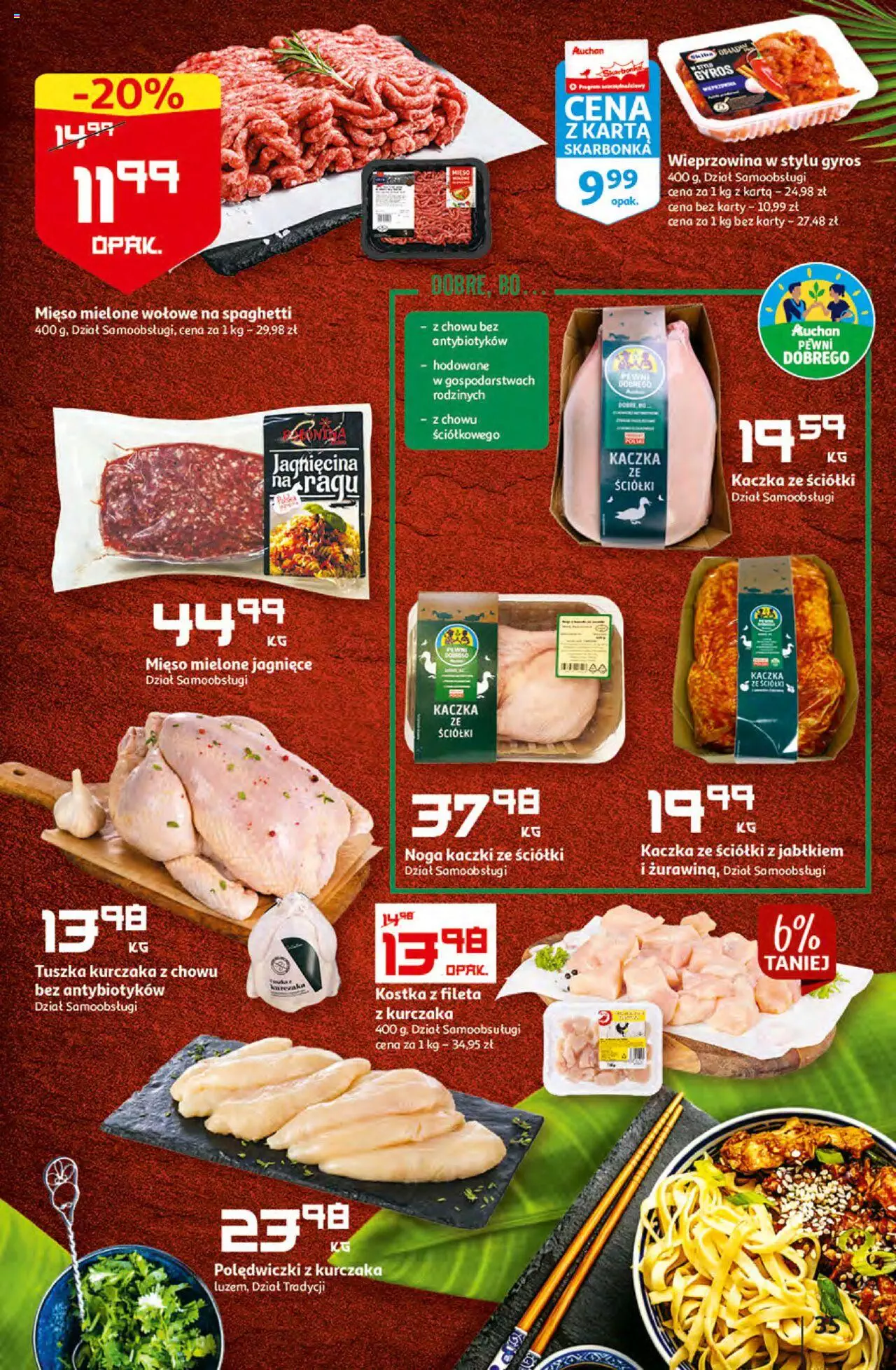 Auchan MAXI rewelacje Auchan Hipermarket  Gazetka ważna od 12.01.2023 do  18.01.2023 strona 35