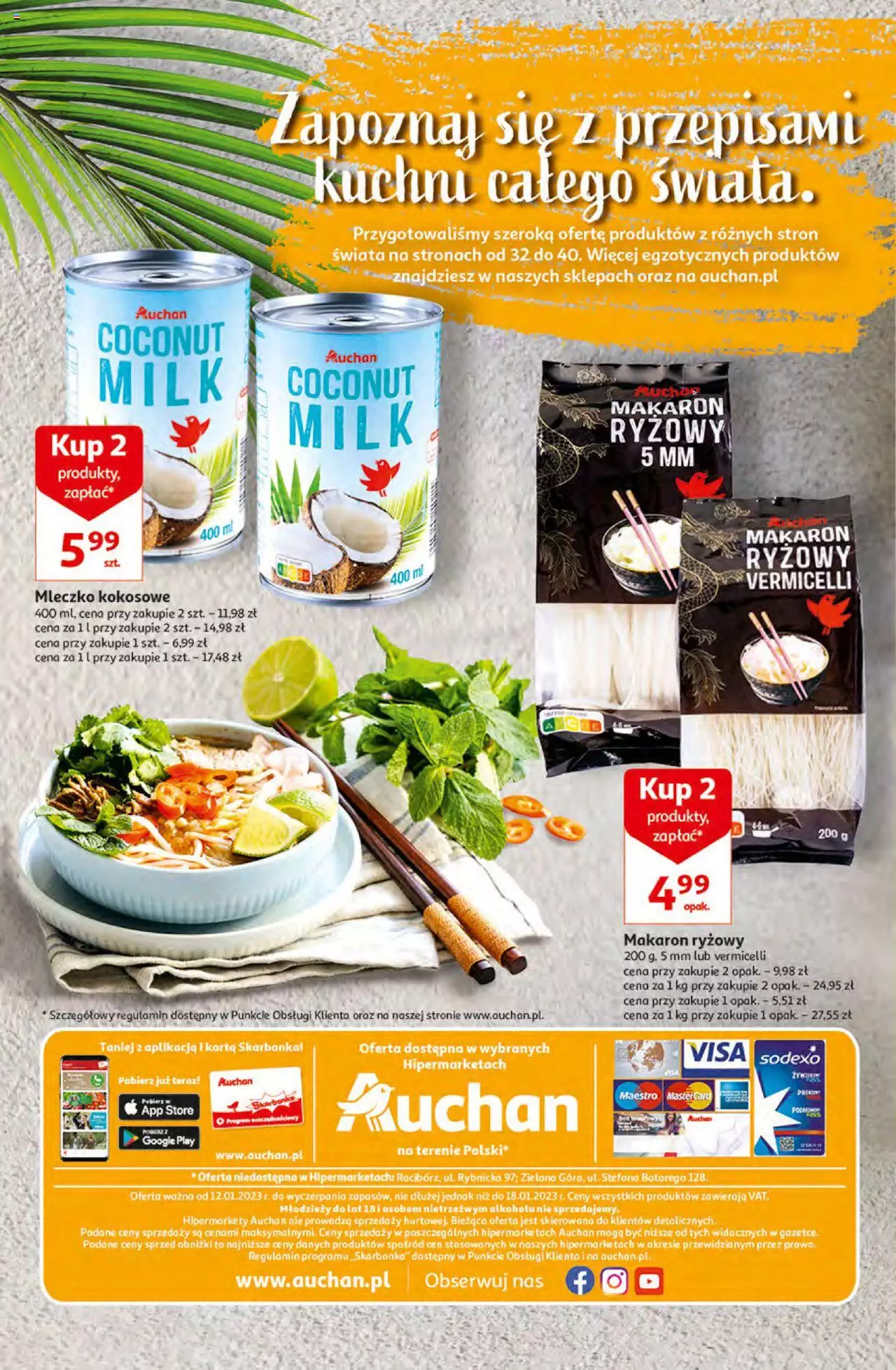 Auchan MAXI rewelacje Auchan Hipermarket  Gazetka ważna od 12.01.2023 do  18.01.2023 strona 40