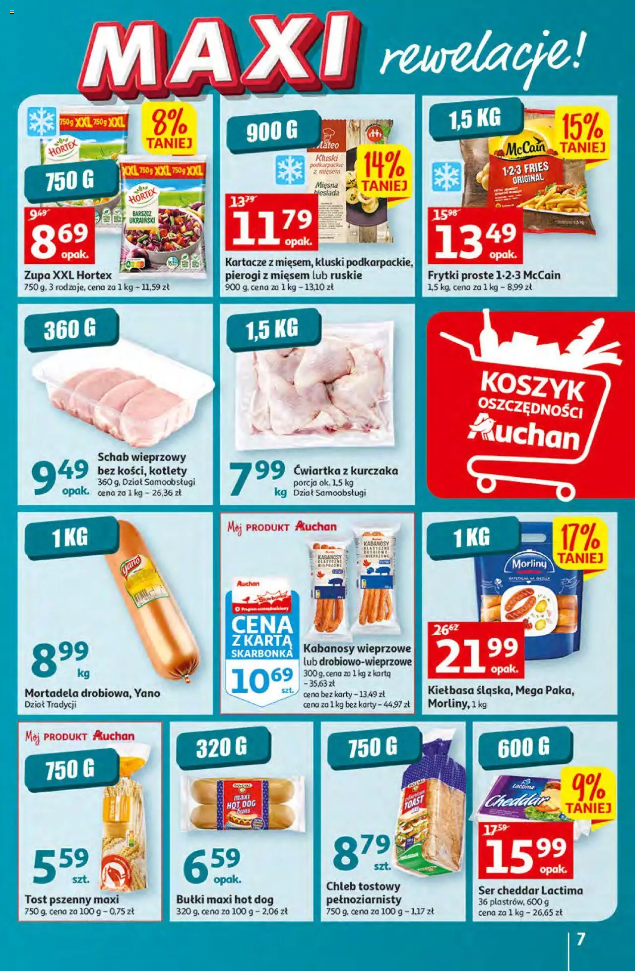 Auchan MAXI rewelacje Auchan Hipermarket  Gazetka ważna od 12.01.2023 do  18.01.2023 strona 7