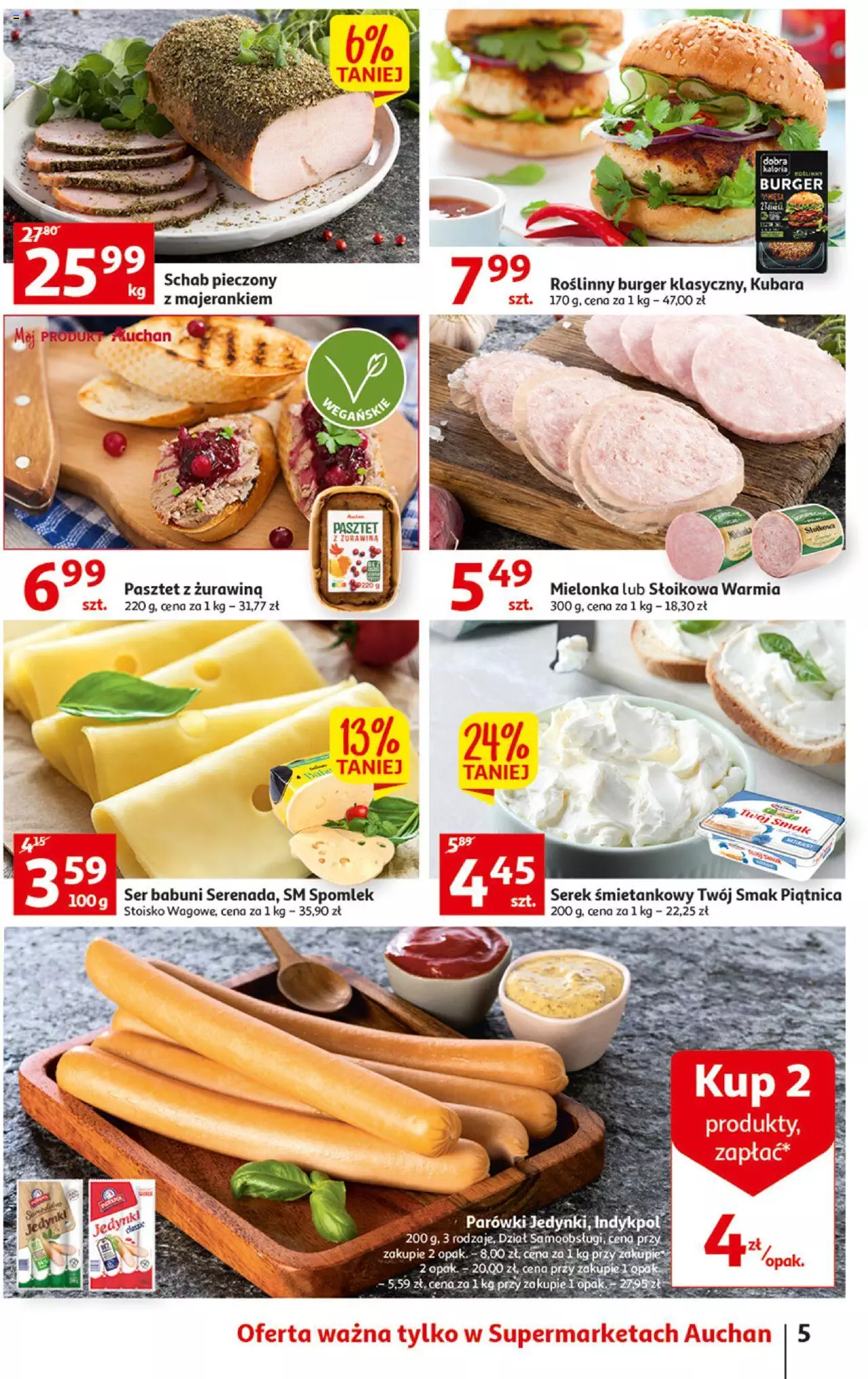 Auchan MAXI rewelacje Auchan Supermarket Gazetka ważna od  12.01.2023 do 18.01.2023 strona 5