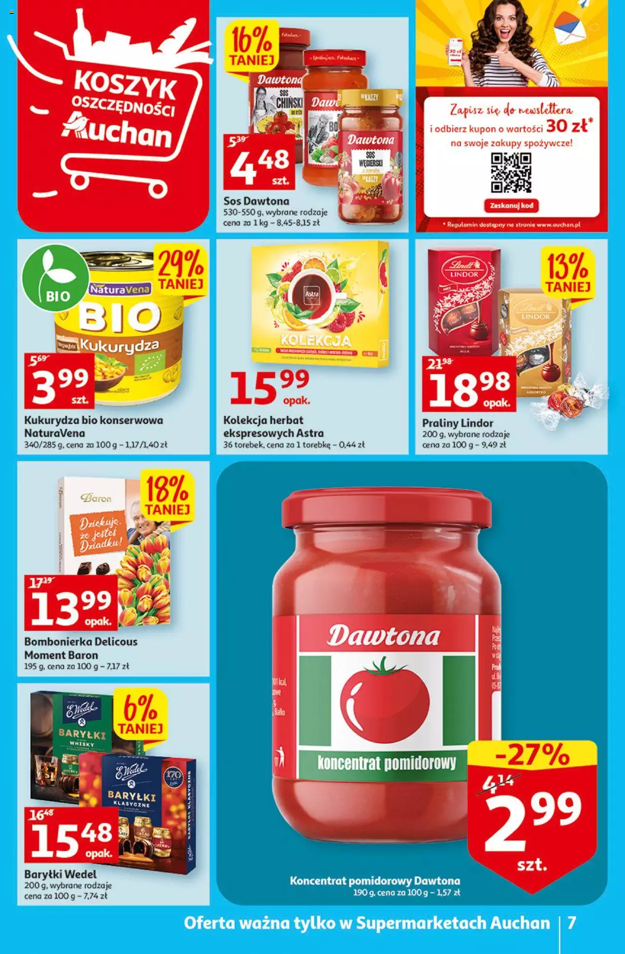 Auchan MAXI rewelacje Auchan Supermarket Gazetka ważna od  12.01.2023 do 18.01.2023 strona 7