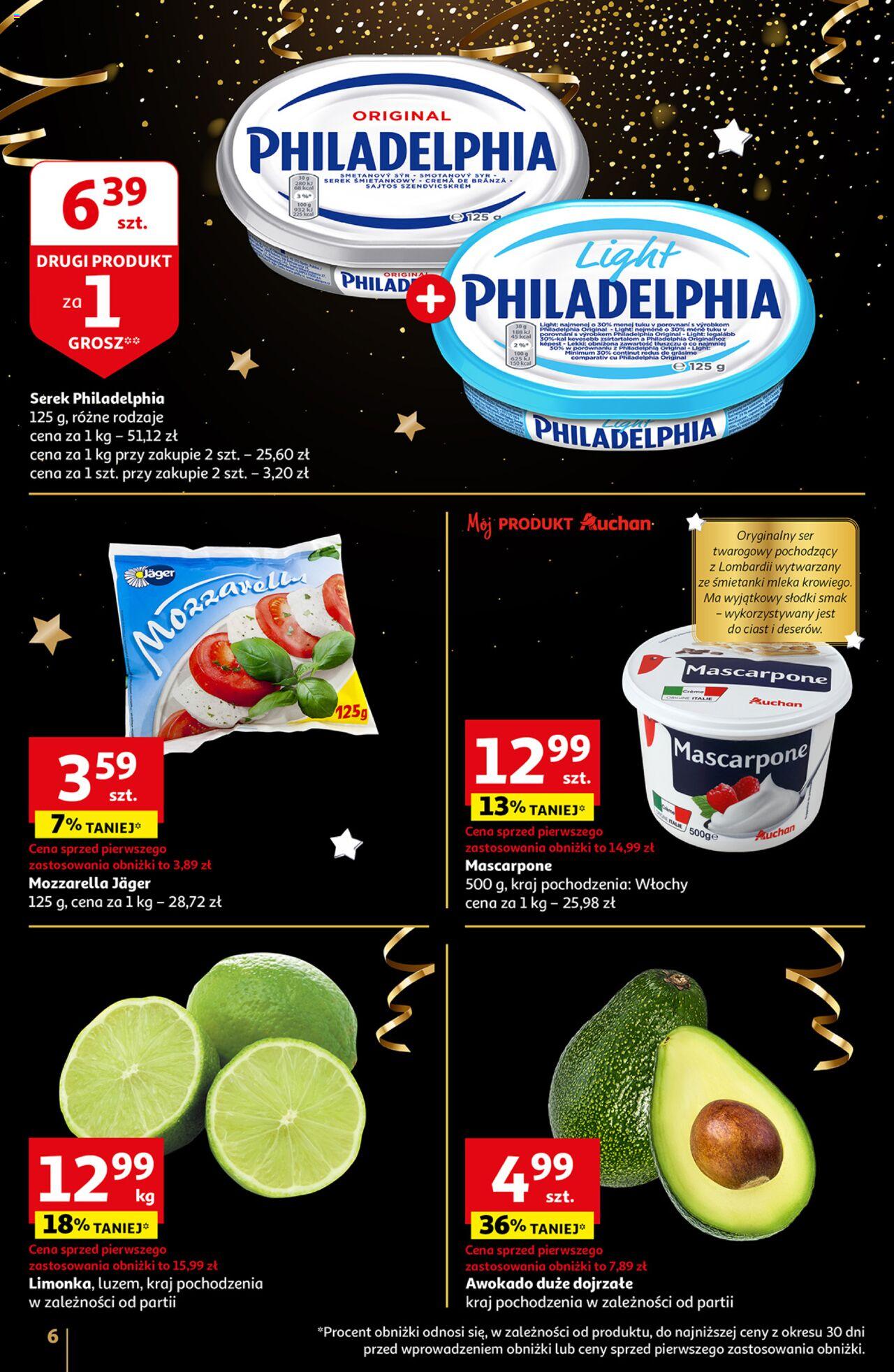 Auchan Moc Okazji na Nowy Rok 2024 Hipermarket Gazetka ważna od 27.12.2023 do 30.12.2023 strona 6