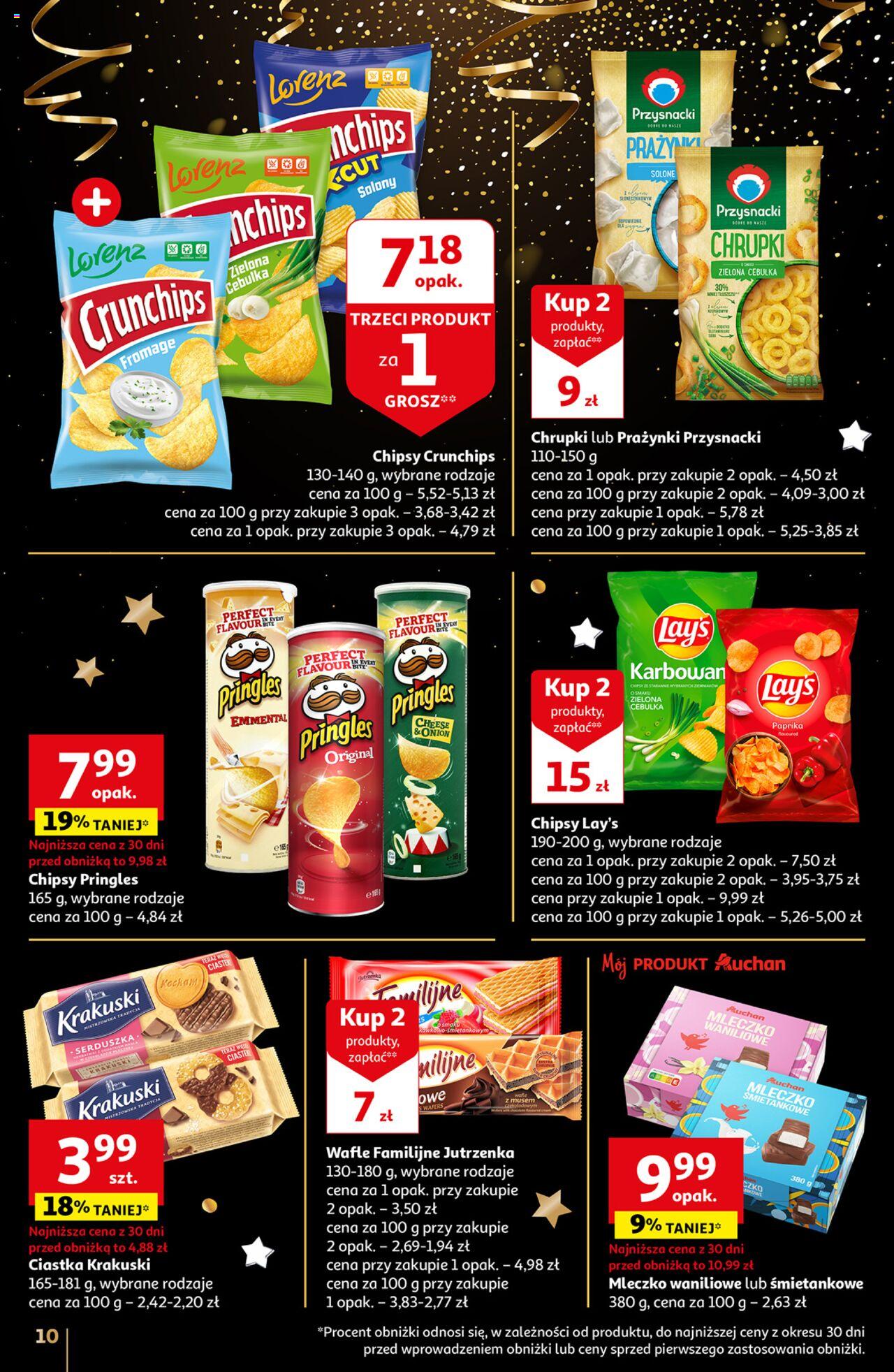 Auchan Moc Okazji na Nowy Rok 2024 Hipermarket Gazetka ważna od 27.12.2023 do 30.12.2023 strona 10