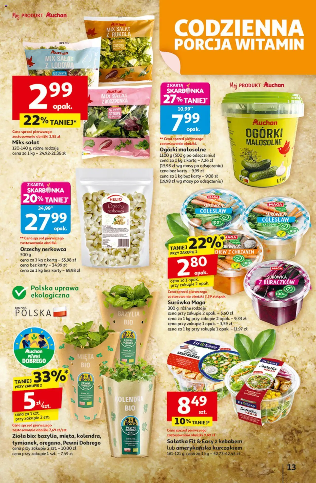Auchan Odlotowe ceny na start szkoły Hipermarket  Gazetka ważna od 04.09.2025 do 10.09.2025 strona 13