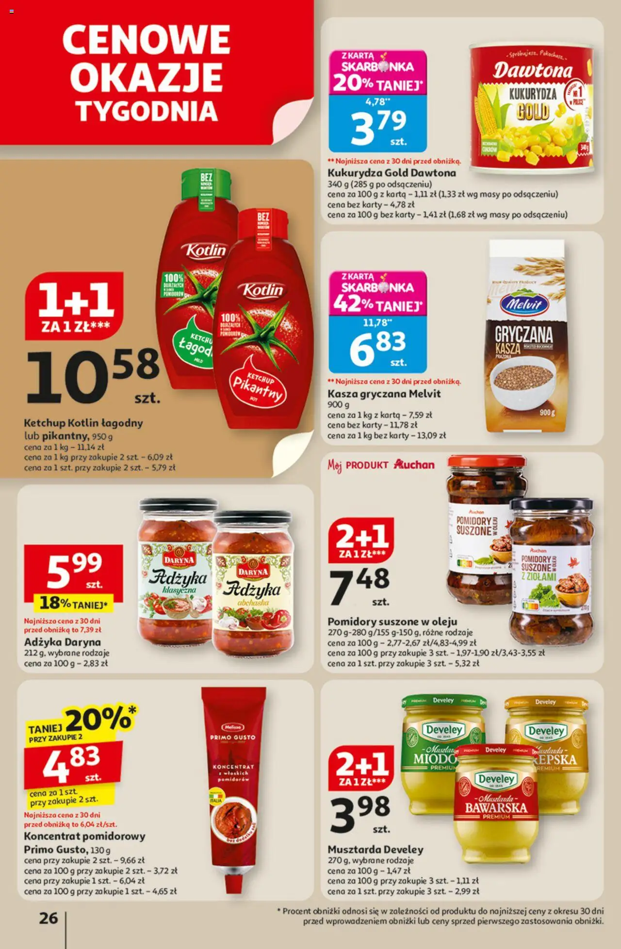 Auchan Odlotowe ceny na start szkoły Hipermarket  Gazetka ważna od 04.09.2025 do 10.09.2025 strona 26