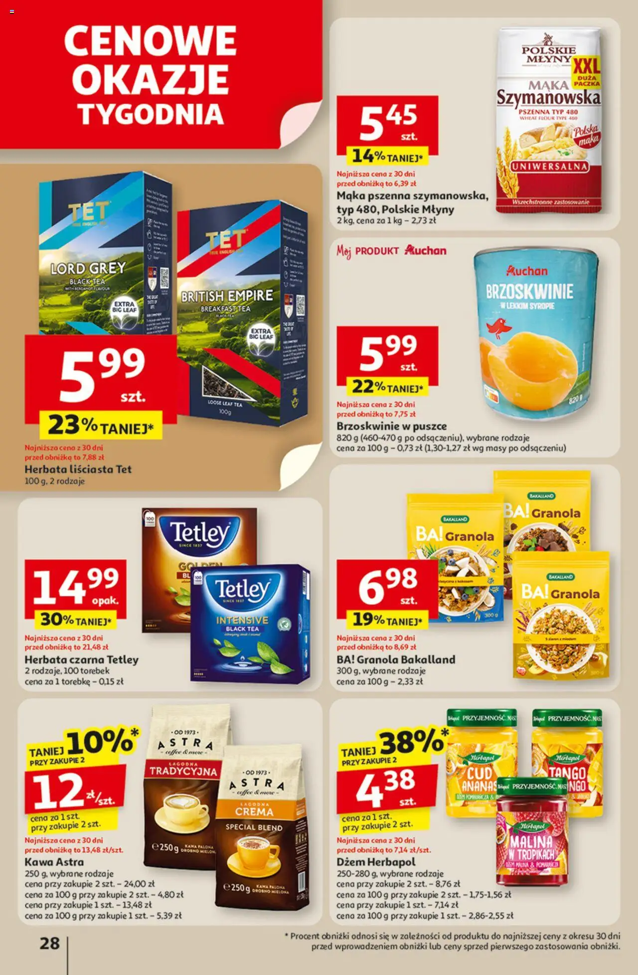 Auchan Odlotowe ceny na start szkoły Hipermarket  Gazetka ważna od 04.09.2025 do 10.09.2025 strona 28