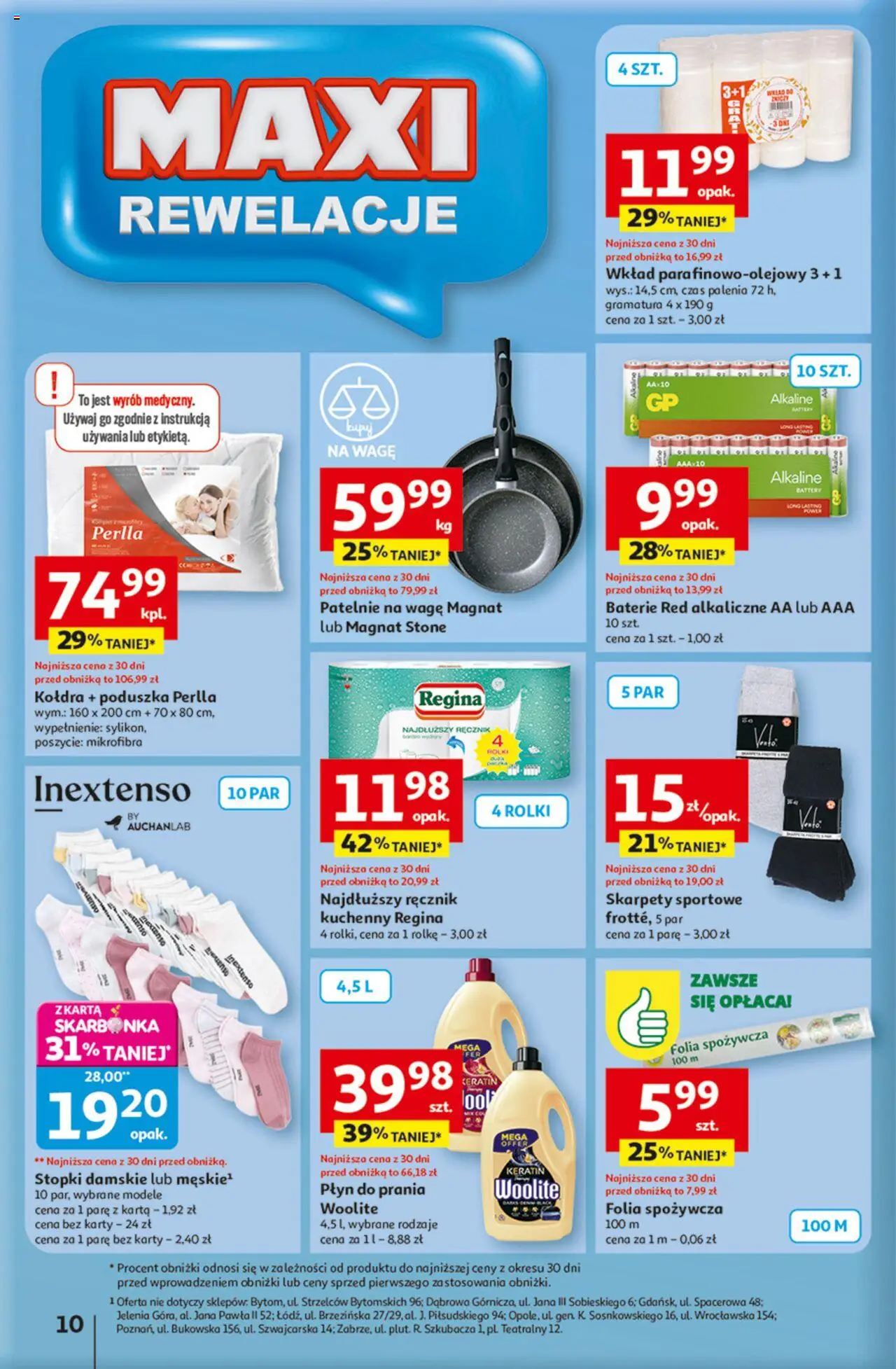 Auchan Odlotowe ceny na start szkoły Hipermarket  Gazetka ważna od 04.09.2025 do 10.09.2025 strona 10