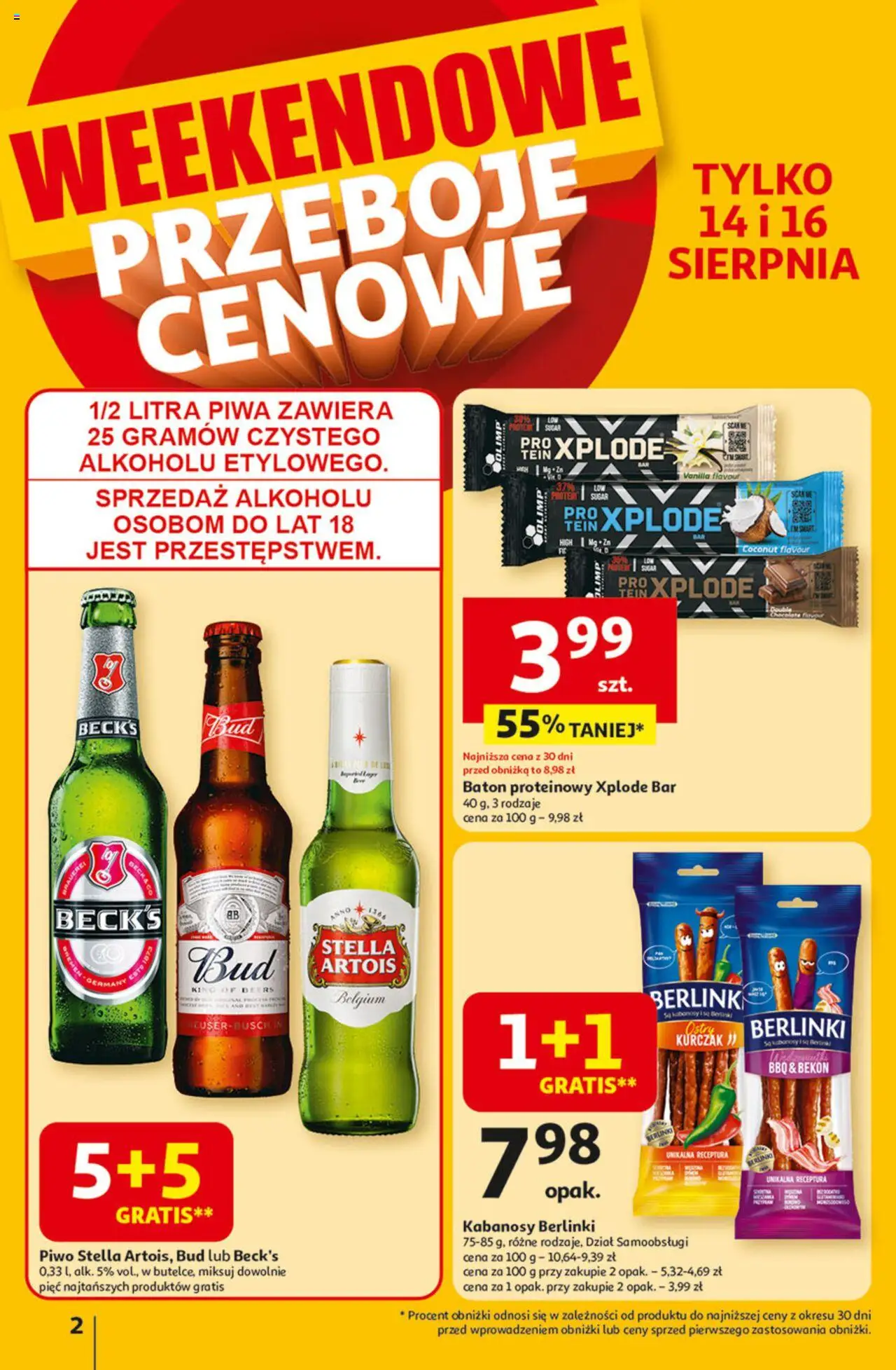 Auchan Odlotowe ceny na start szkoły Hipermarket Gazetka ważna   od 14.08.2025 do 20.08.2025 strona 2