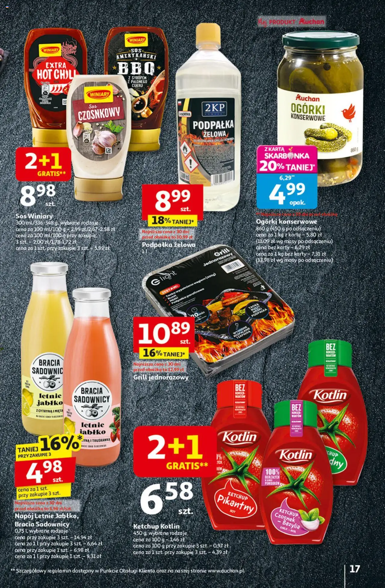 Auchan Odlotowe ceny na start szkoły Hipermarket Gazetka ważna   od 14.08.2025 do 20.08.2025 strona 17