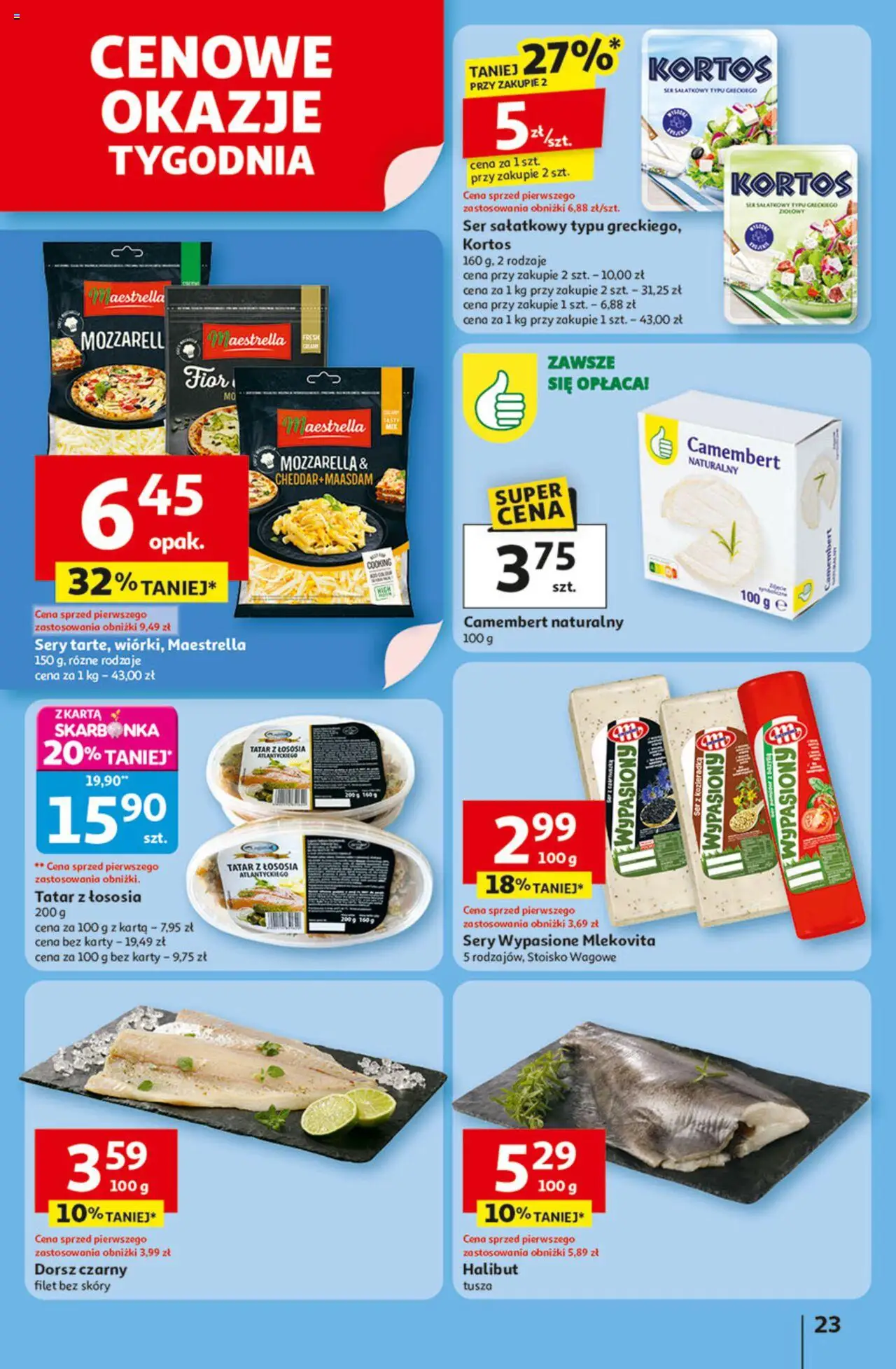 Auchan Odlotowe ceny na start szkoły Hipermarket Gazetka ważna   od 14.08.2025 do 20.08.2025 strona 23