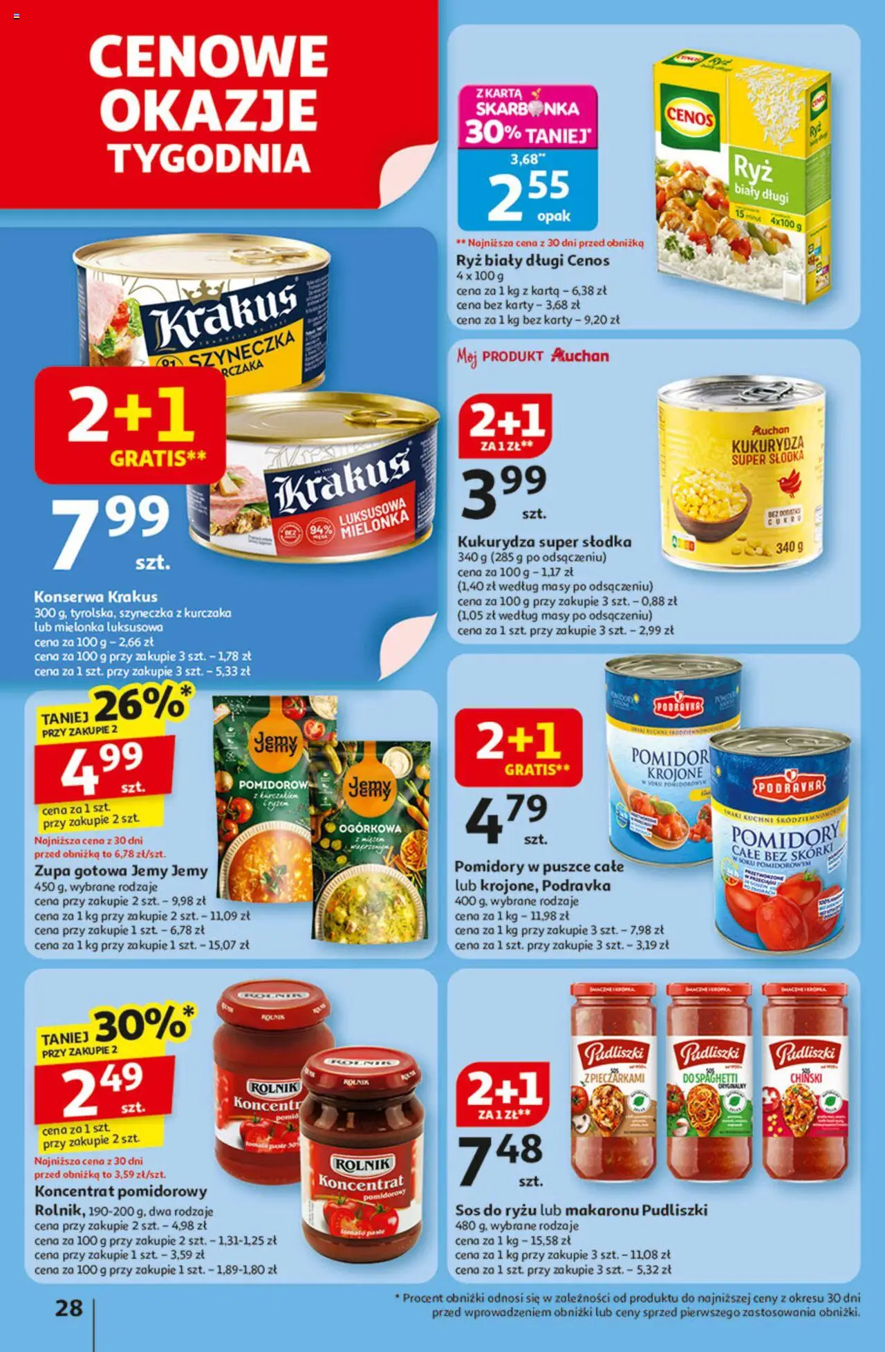 Auchan Odlotowe ceny na start szkoły Hipermarket Gazetka ważna   od 14.08.2025 do 20.08.2025 strona 28