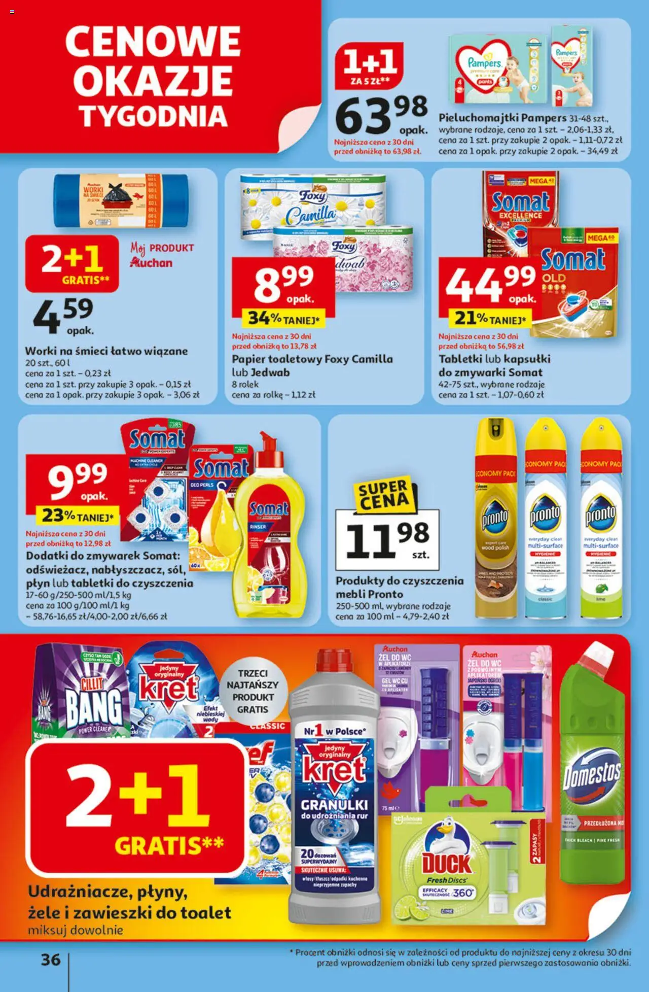Auchan Odlotowe ceny na start szkoły Hipermarket Gazetka ważna   od 14.08.2025 do 20.08.2025 strona 36