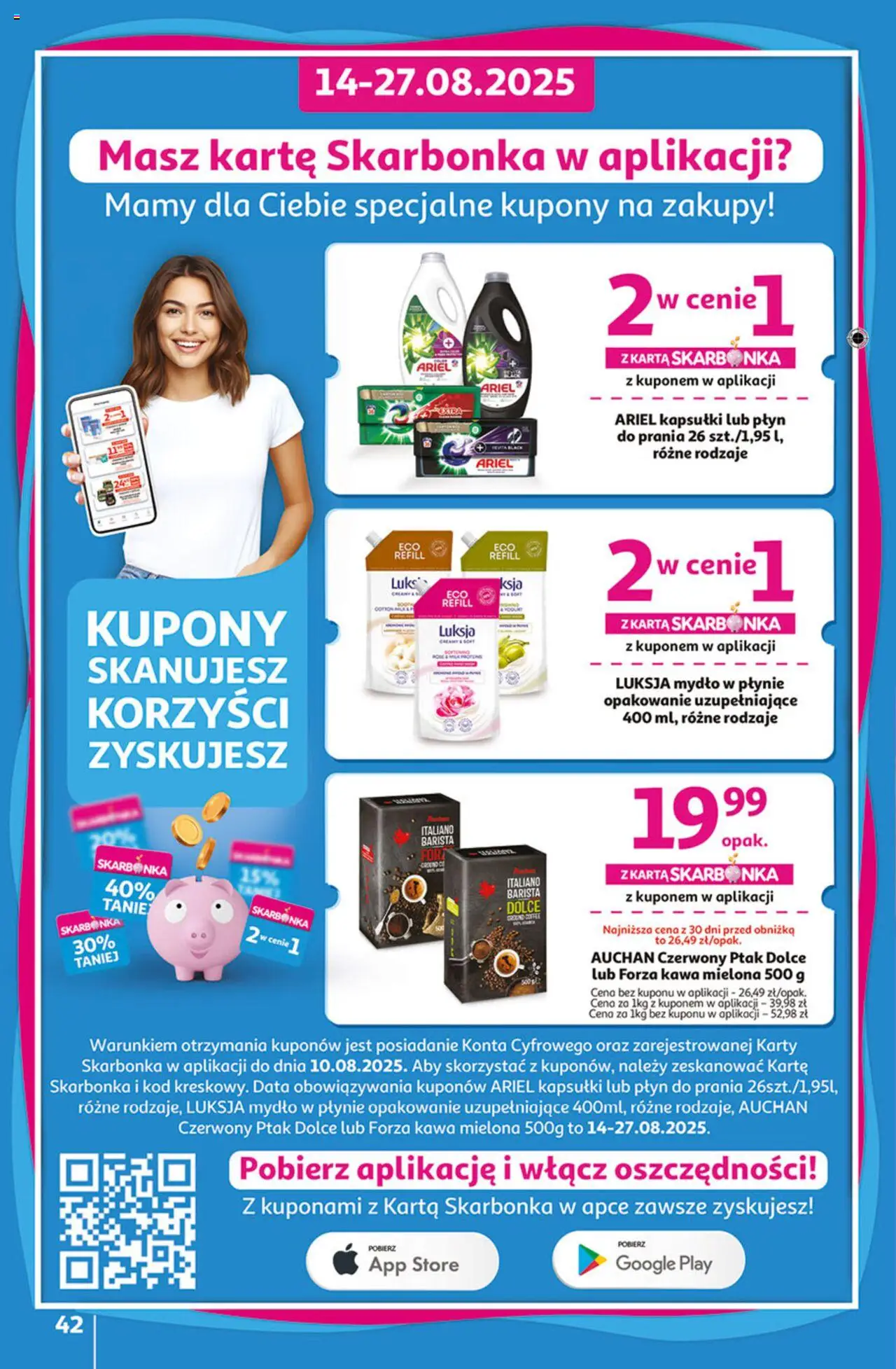 Auchan Odlotowe ceny na start szkoły Hipermarket Gazetka ważna   od 14.08.2025 do 20.08.2025 strona 42