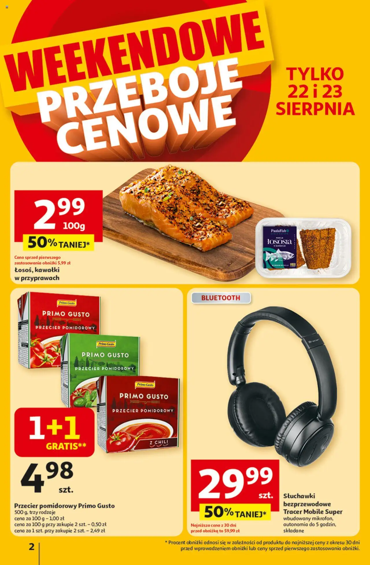 Auchan Odlotowe ceny na start szkoły Hipermarket Gazetka  ważna od  21.08.2025 do 27.08.2025 strona 2