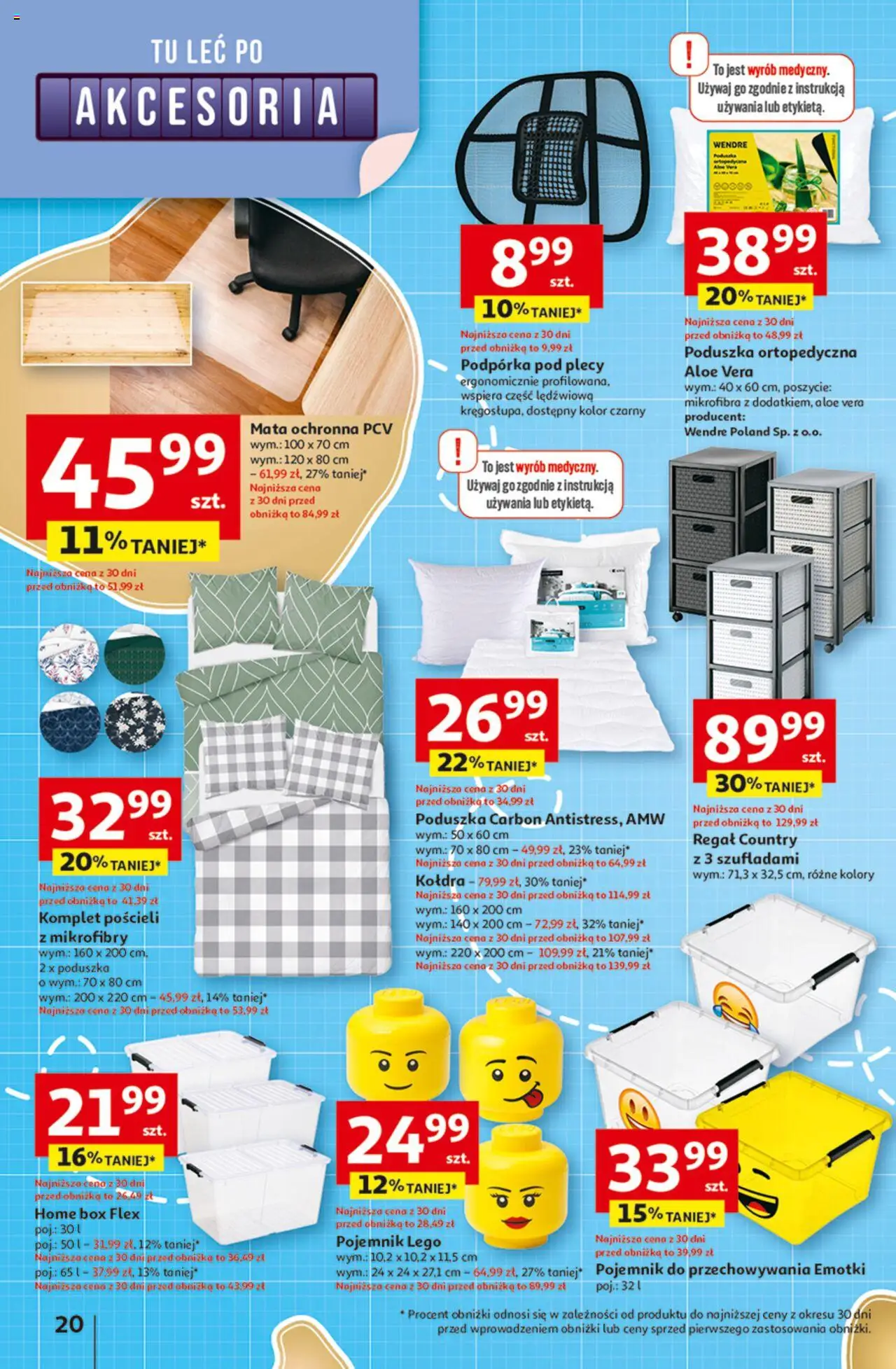 Auchan Odlotowe ceny na start szkoły Hipermarket Gazetka  ważna od  21.08.2025 do 27.08.2025 strona 20