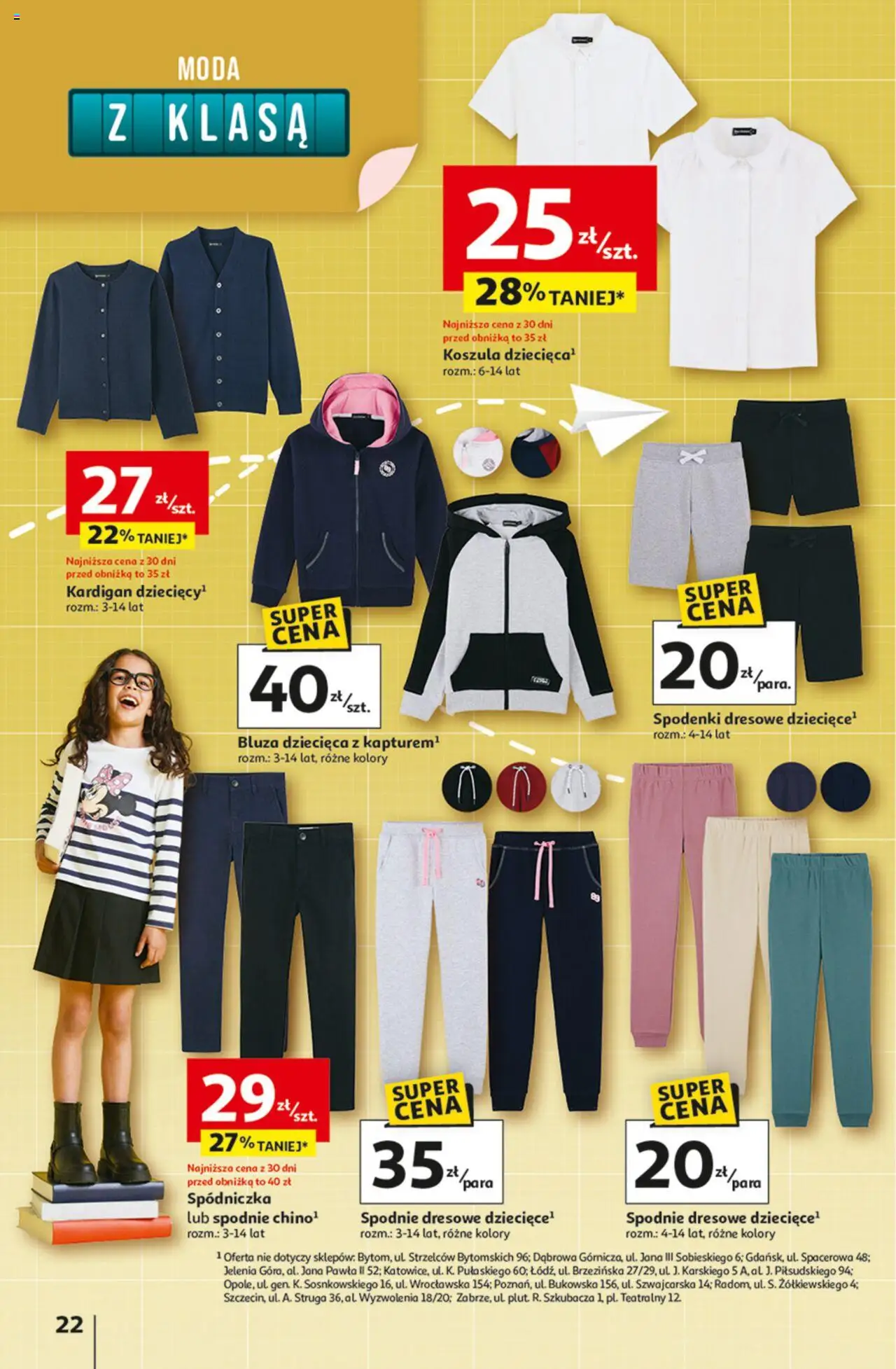 Auchan Odlotowe ceny na start szkoły Hipermarket Gazetka  ważna od  21.08.2025 do 27.08.2025 strona 22