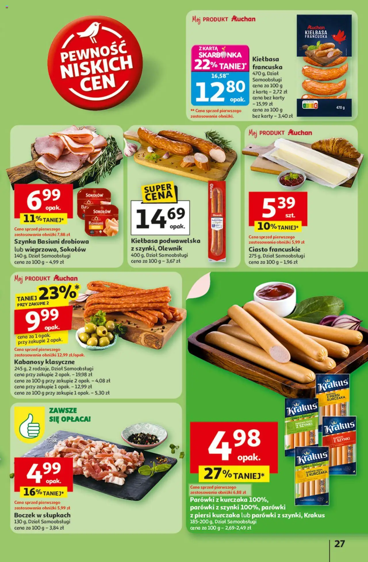 Auchan Odlotowe ceny na start szkoły Hipermarket Gazetka  ważna od  21.08.2025 do 27.08.2025 strona 27