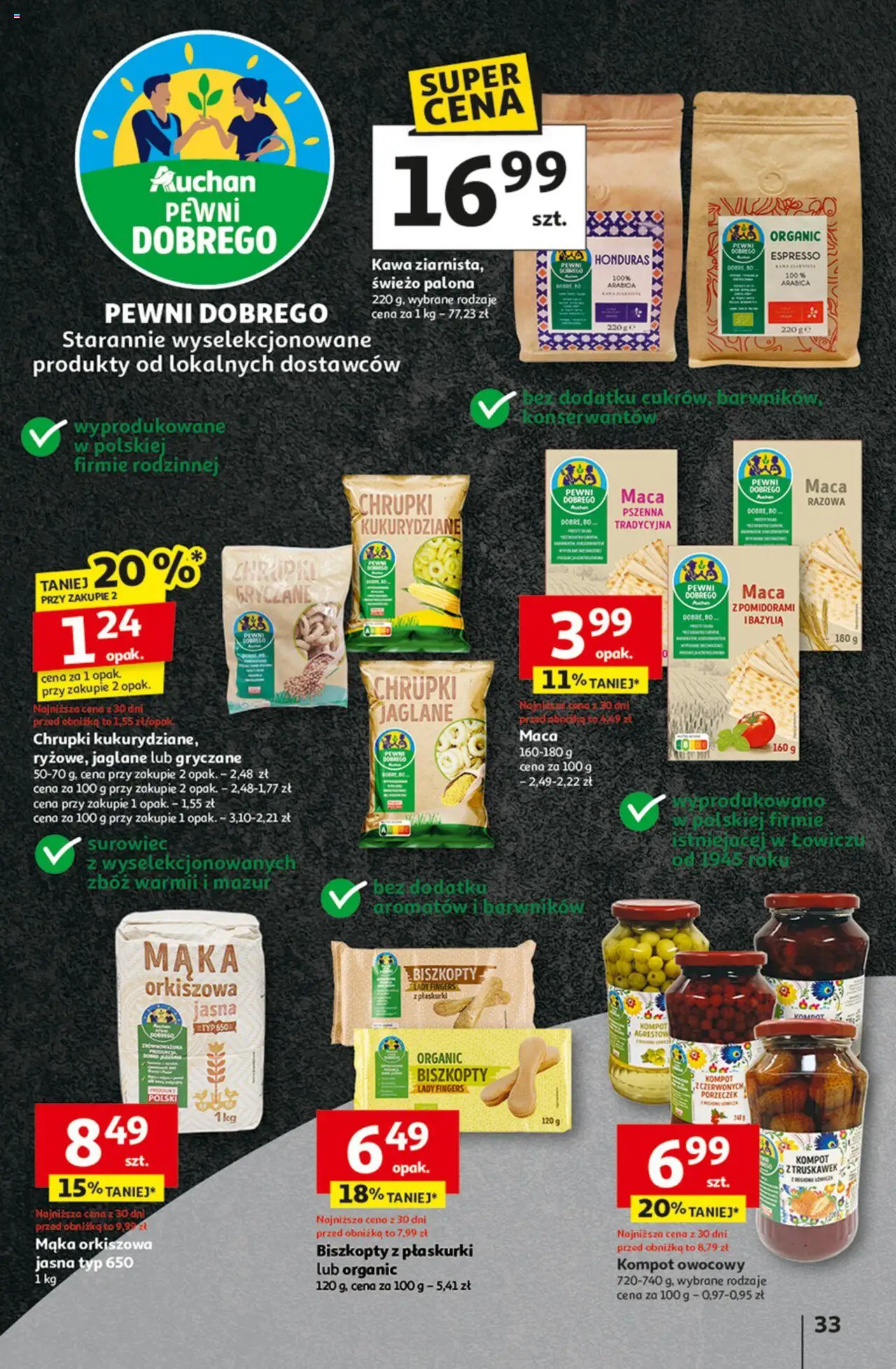 Auchan Odlotowe ceny na start szkoły Hipermarket Gazetka  ważna od  21.08.2025 do 27.08.2025 strona 33
