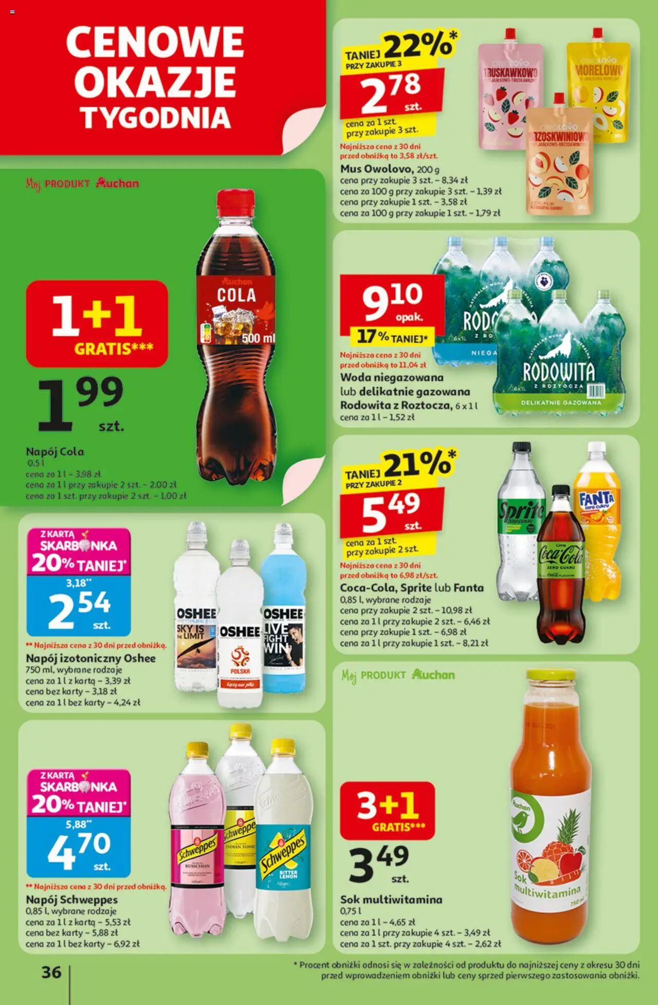 Auchan Odlotowe ceny na start szkoły Hipermarket Gazetka  ważna od  21.08.2025 do 27.08.2025 strona 36