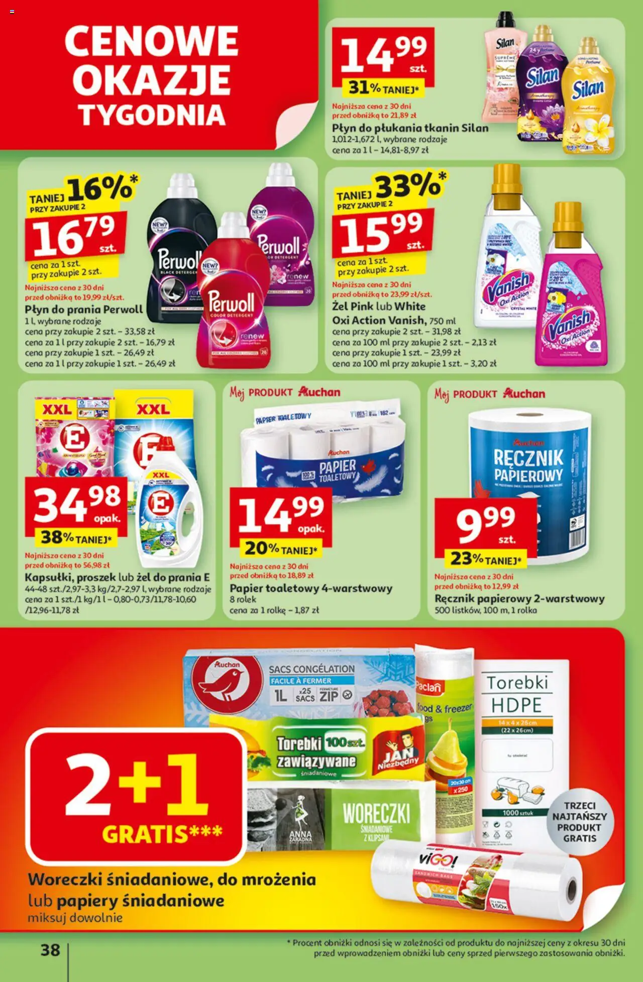 Auchan Odlotowe ceny na start szkoły Hipermarket Gazetka  ważna od  21.08.2025 do 27.08.2025 strona 38
